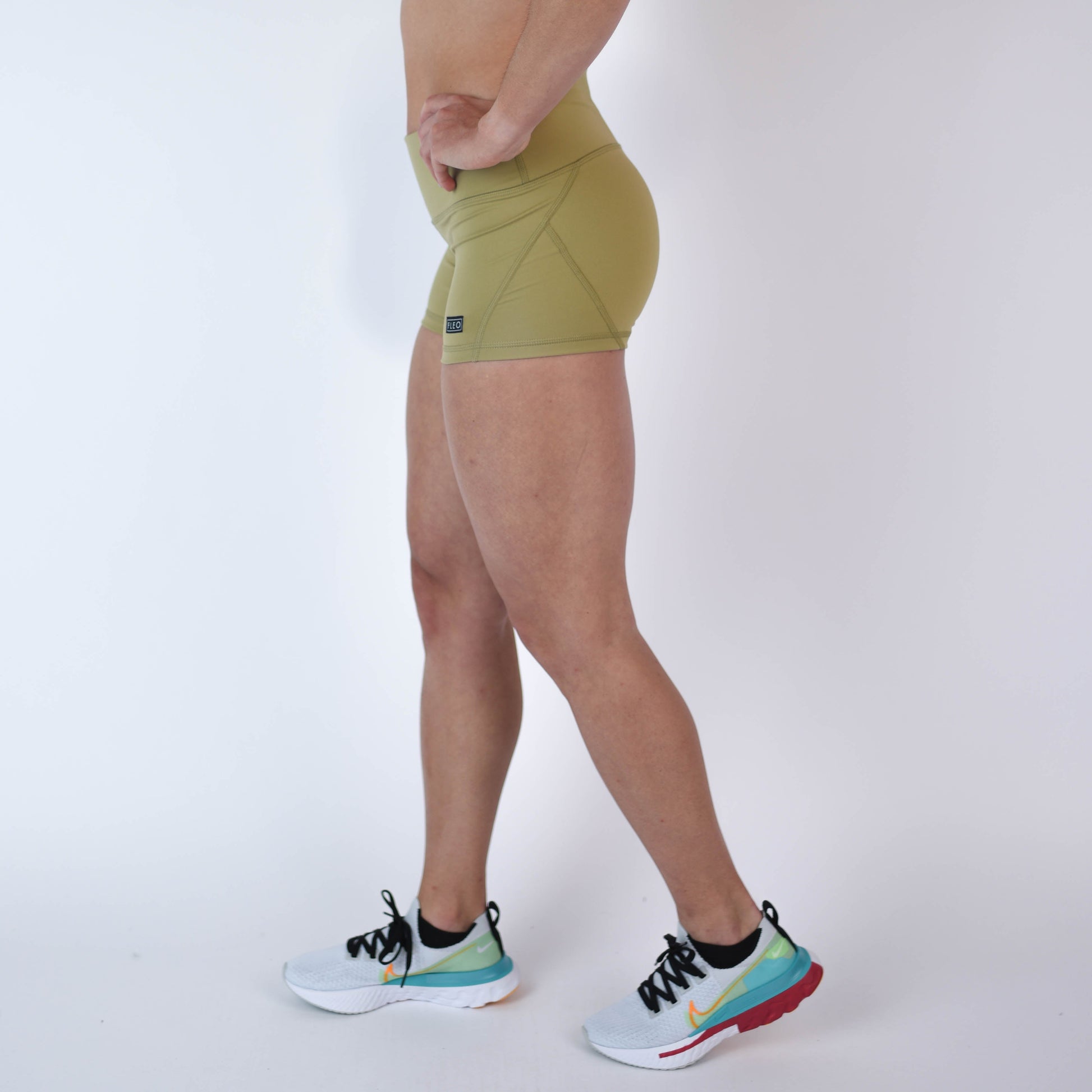 FLEO - Apex Contour Short 3.25" - Mid Rise - Shorts - light-willow-4