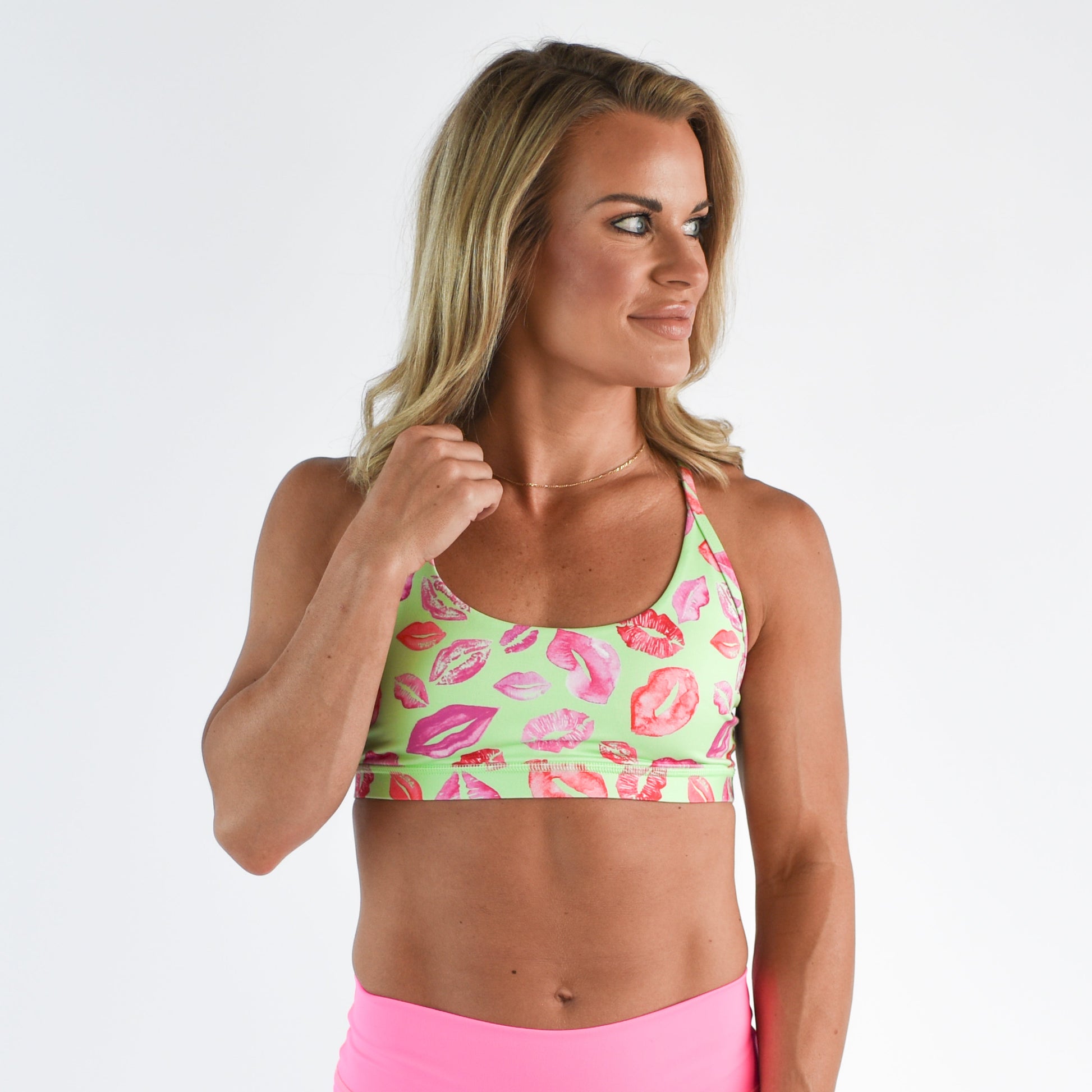 FLEO - Cami Sports Bra - Light Support - Sports Bra - lips-2