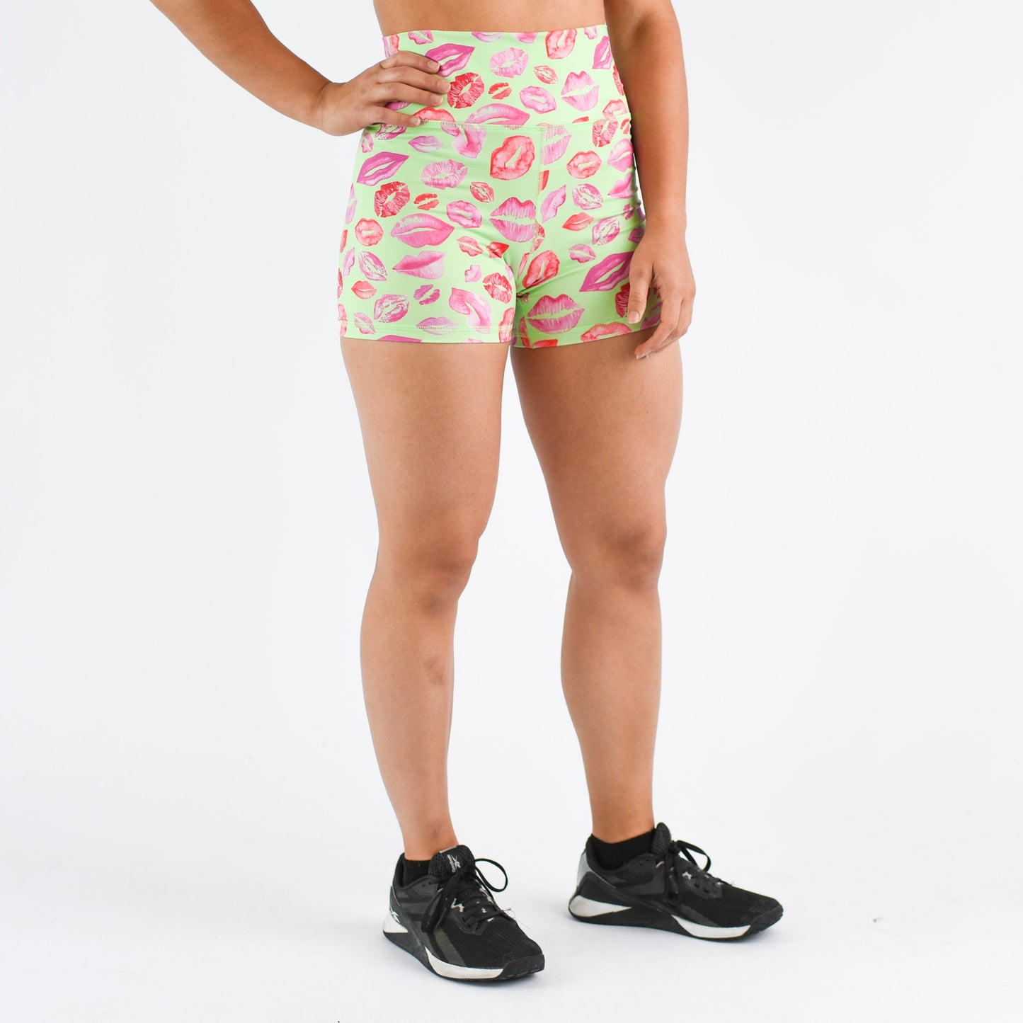 FLEO - True High Short 4" - Higher Rise - Shorts - lips-2_93088b61-65ff-4d6c-861f-bc286f0bb3e8