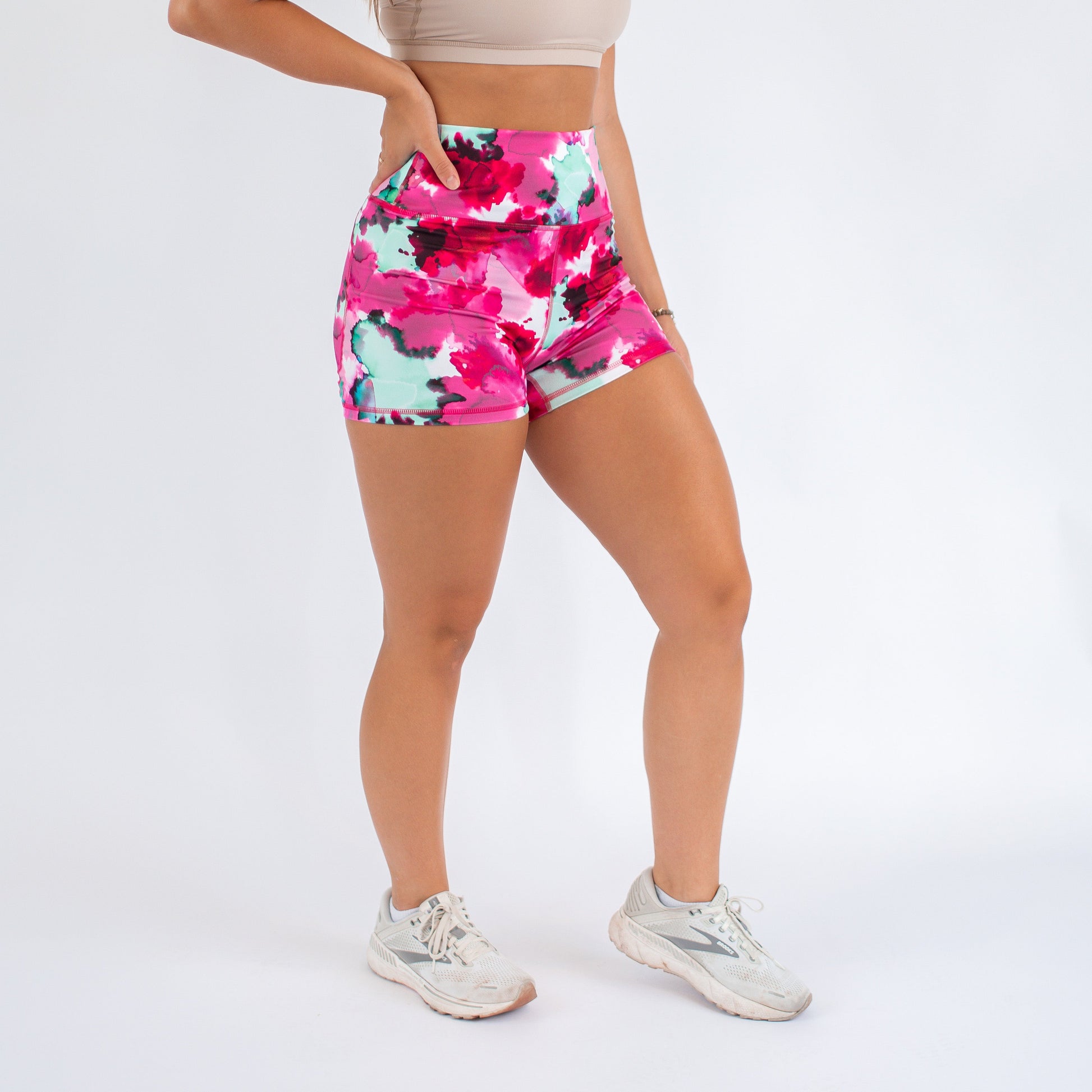 FLEO - True High Contour Short 4" - Higher Rise - Shorts - magentawishthc-2