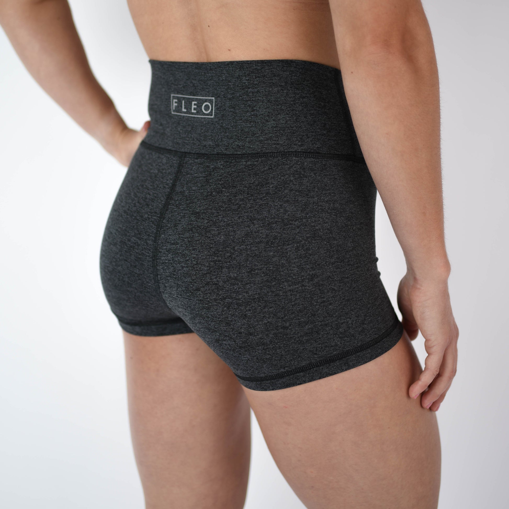 FLEO - True High Original Short 2.5" - Higher Rise - Shorts - magnet-black-5