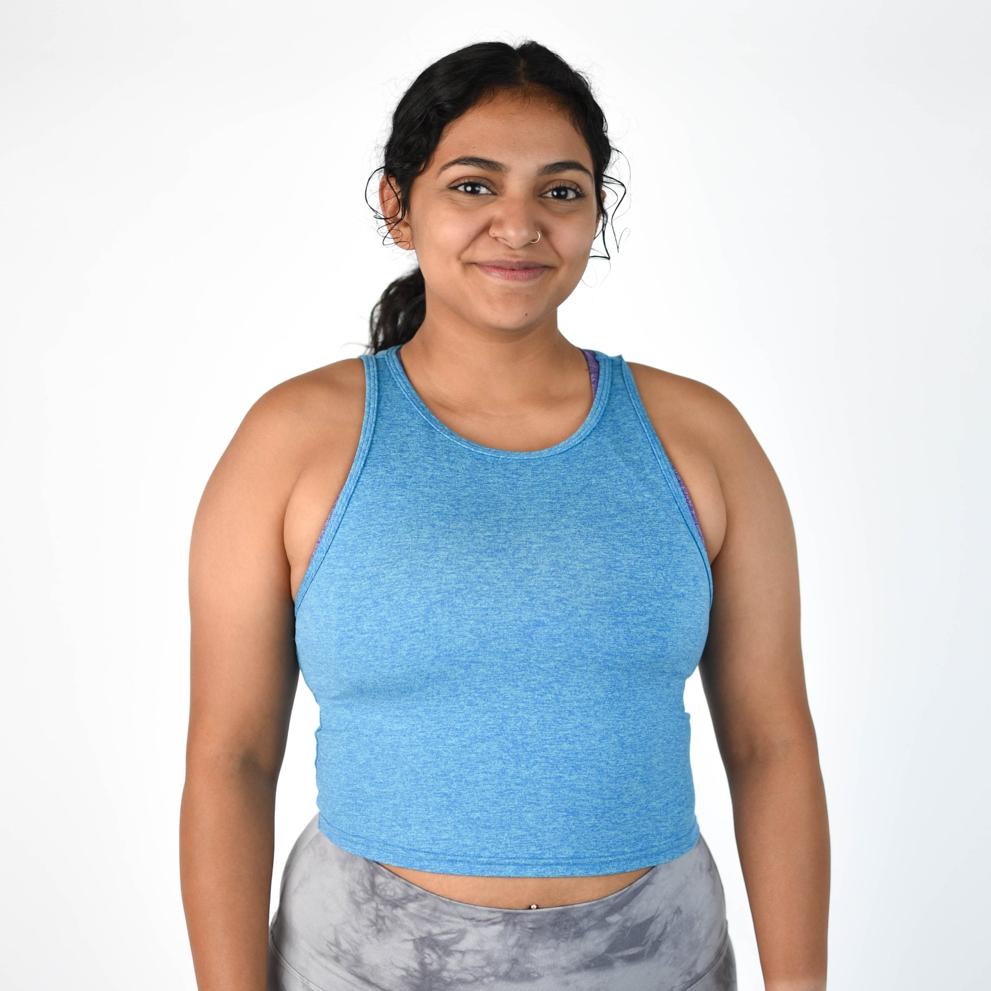 FLEO - Tempo Crop Tank - Fitted - Tank - malibu-2_db152a61-5cd4-4885-82ee-970b27769098