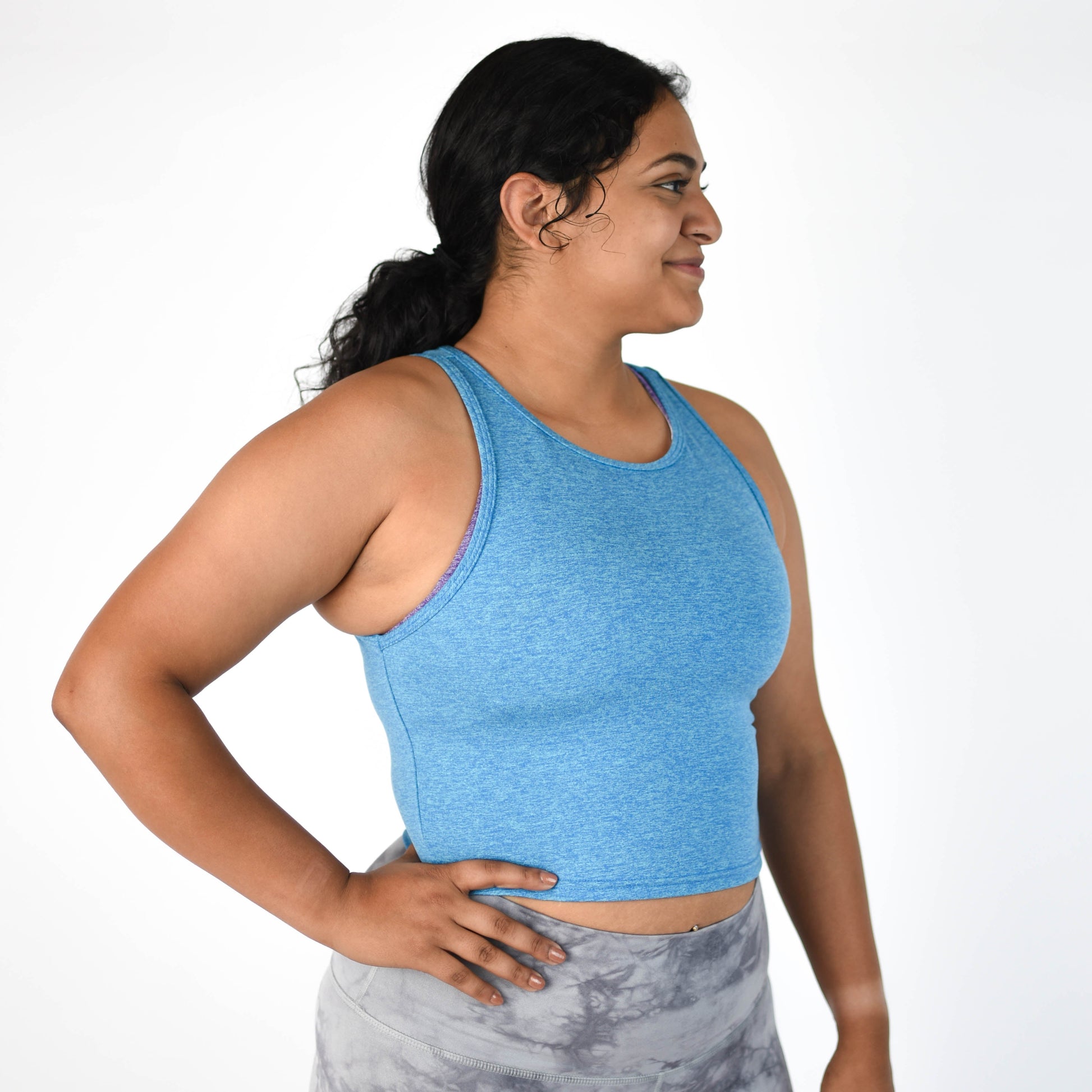 FLEO - Tempo Crop Tank - Fitted - Tank - malibu-3_65a56a00-cbce-4c47-ad6a-2ada4f1a4ffc