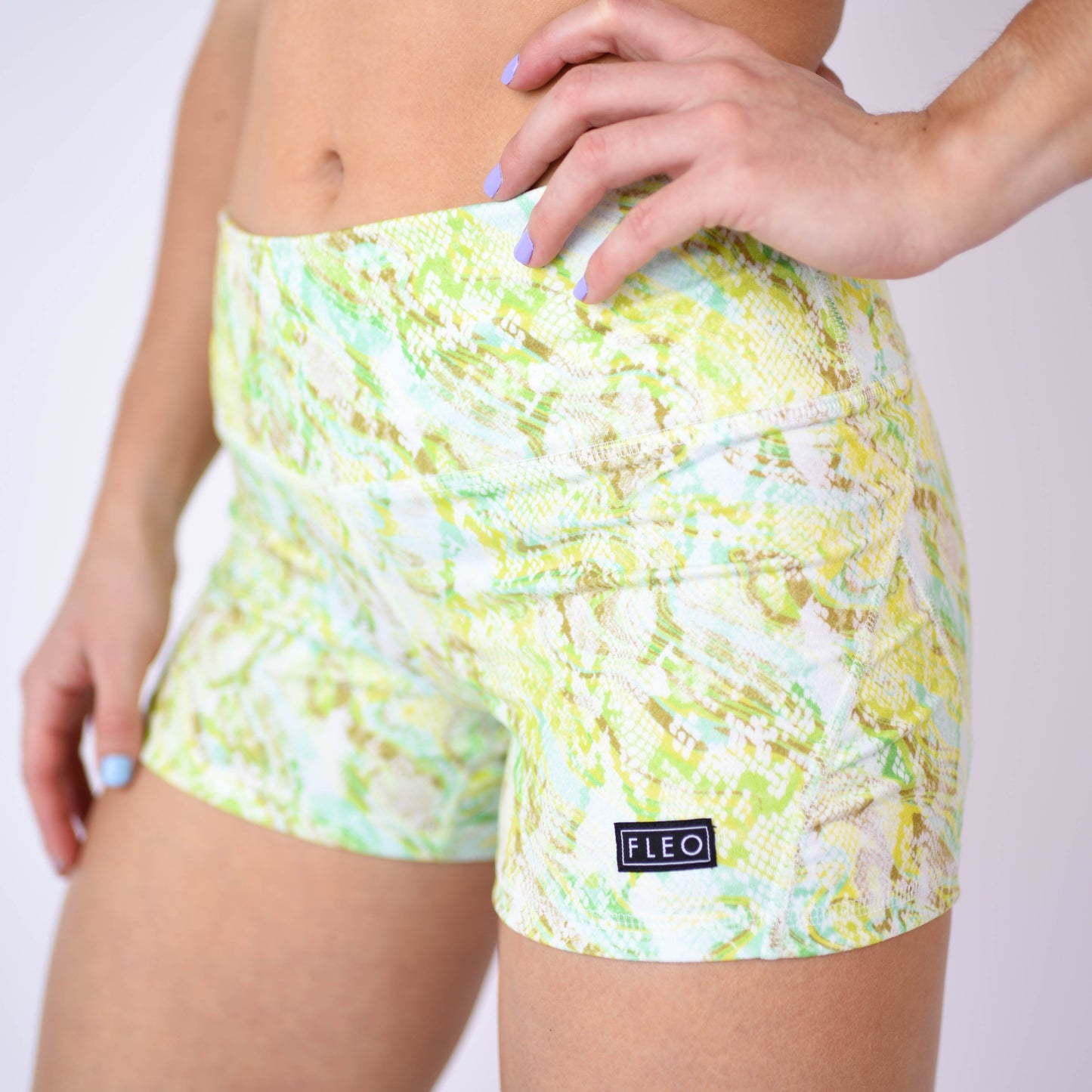 FLEO - Apex Contour Short 3.25" - Mid Rise - Sale - marble-snake-9