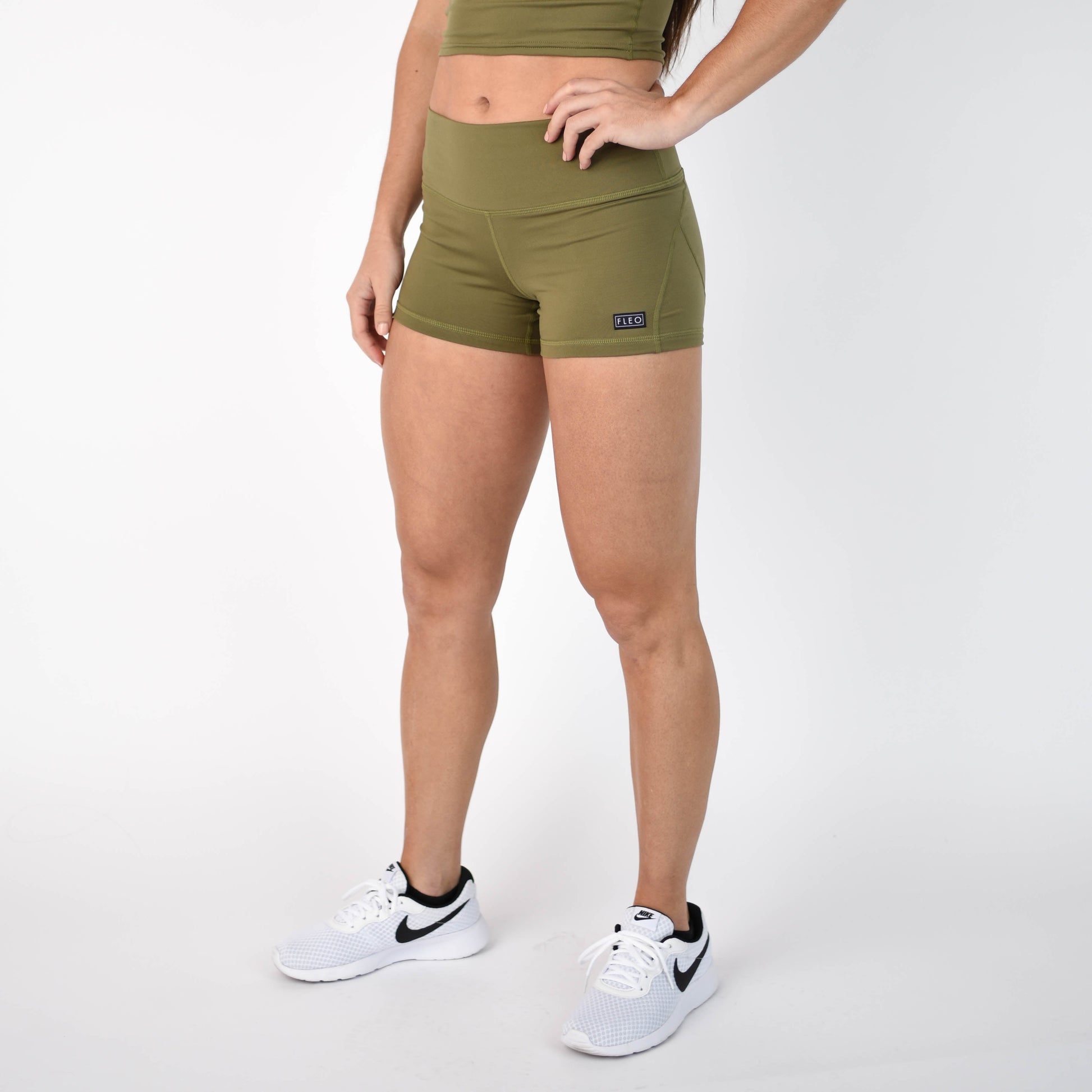 FLEO - Apex Contour Short 3.25" - Mid Rise - Shorts - martiniOlive-2