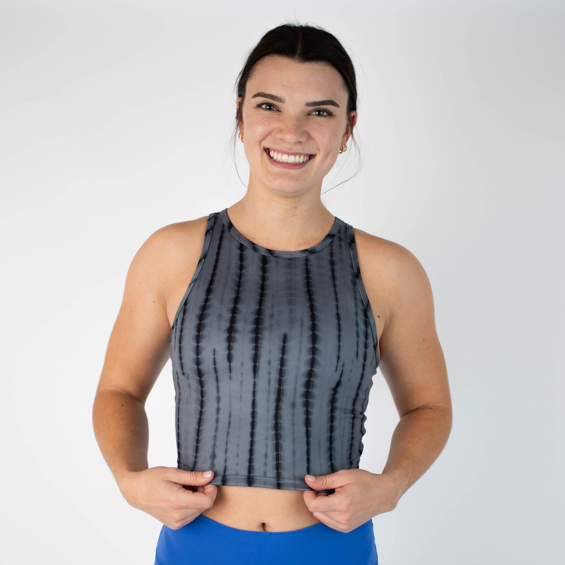 FLEO - Tempo Crop Tank - Fitted - Sale - metalliac-freq-1