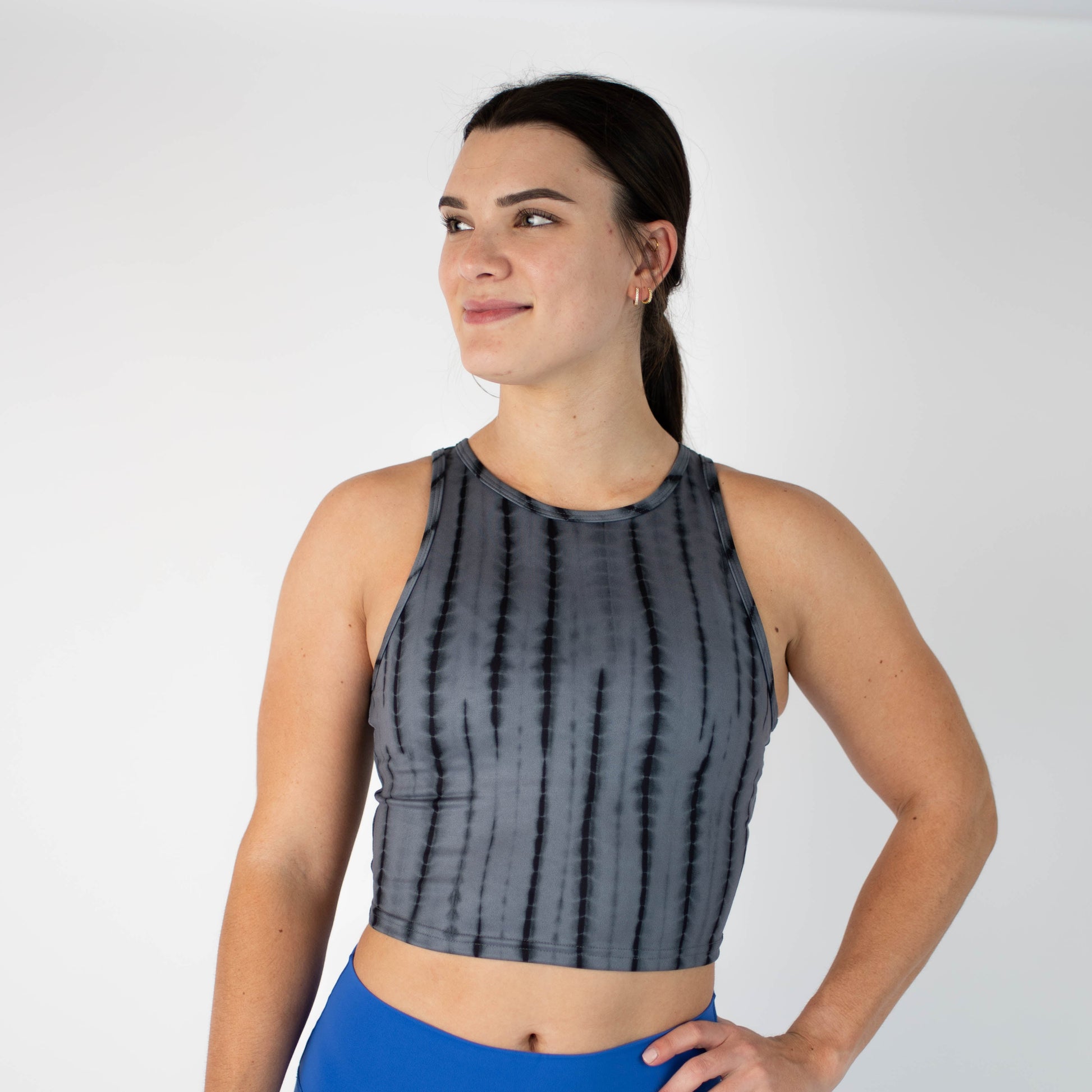 FLEO - Tempo Crop Tank - Fitted - Sale - metalliac-freq-2