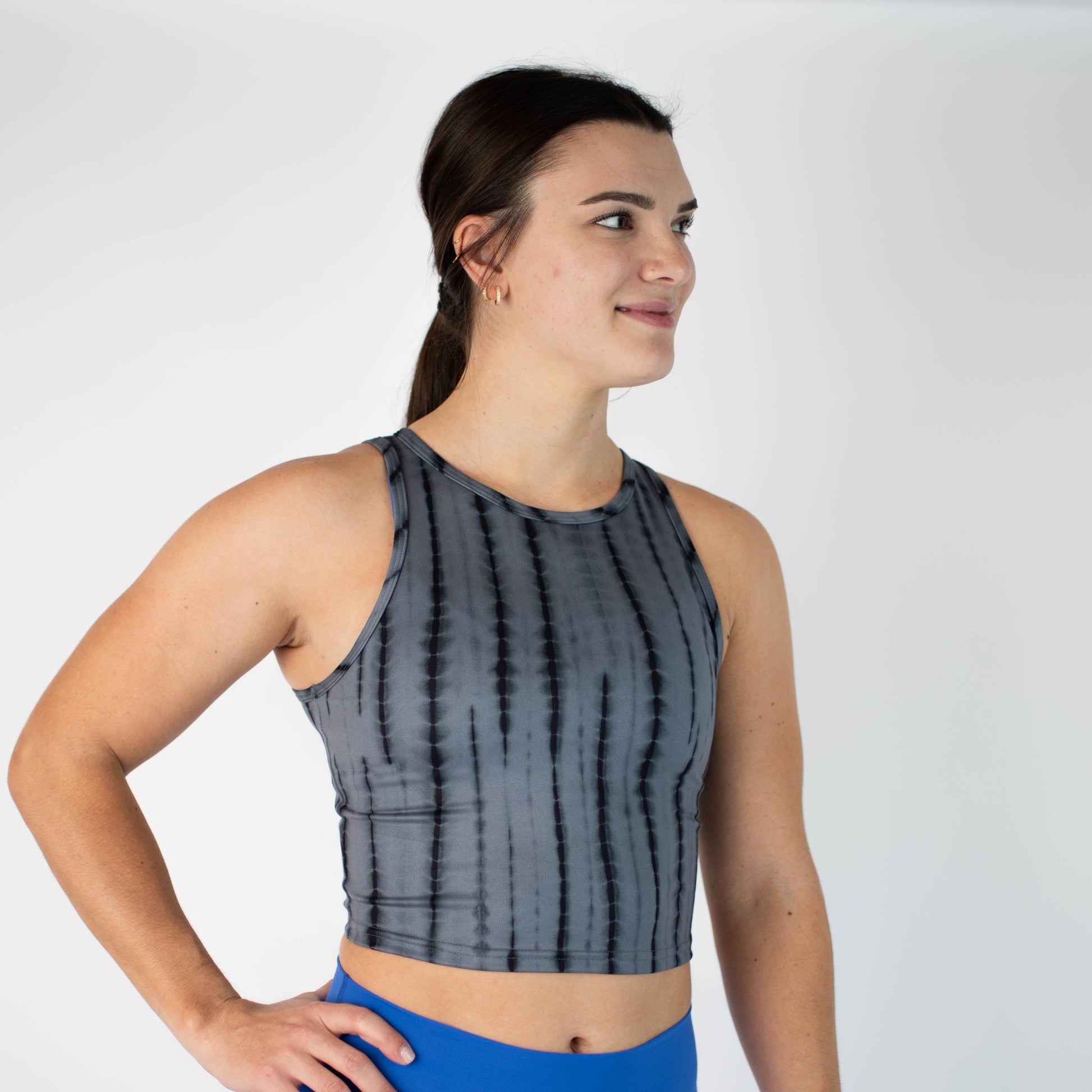 FLEO - Tempo Crop Tank - Fitted - Sale - metalliac-freq-3