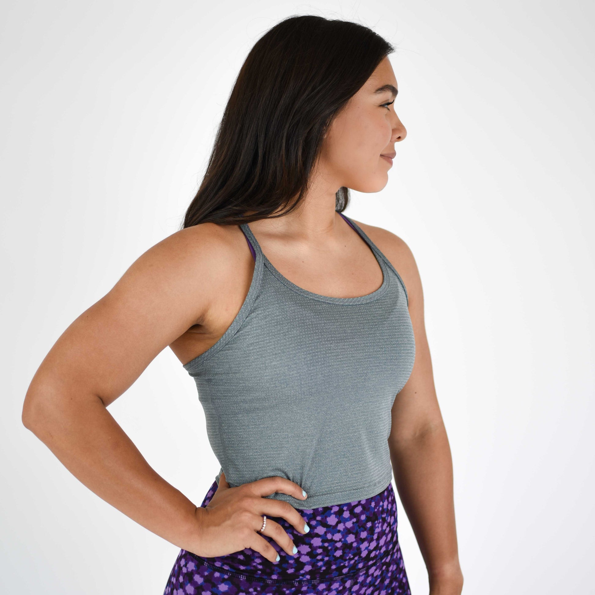 FLEO - Switch Up Crop Tank - Fitted - Tank - moonlit-7