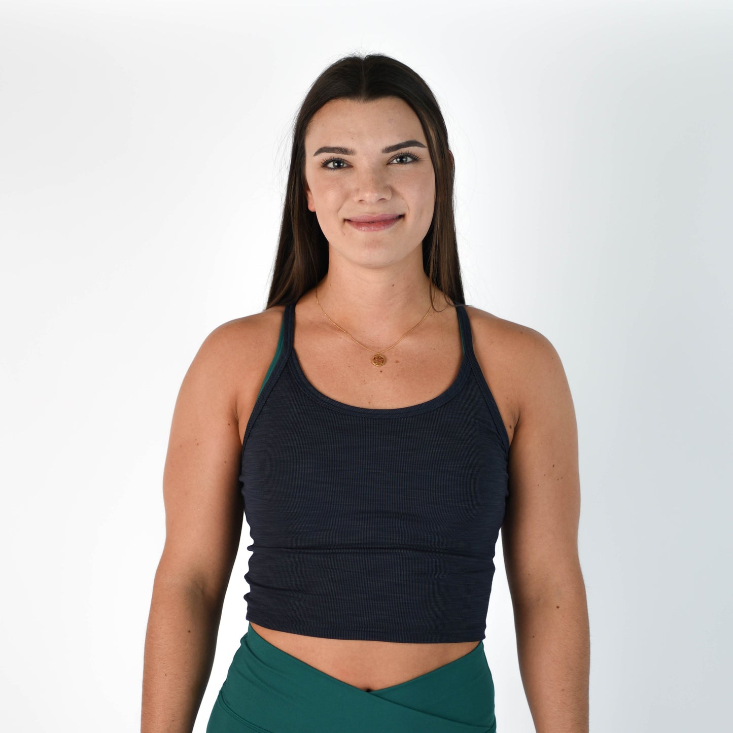 FLEO - Switch Up Crop Tank- Fitted - Tank - navy-2_827b78b1-ac7e-494f-a9a7-2f4d6133781d