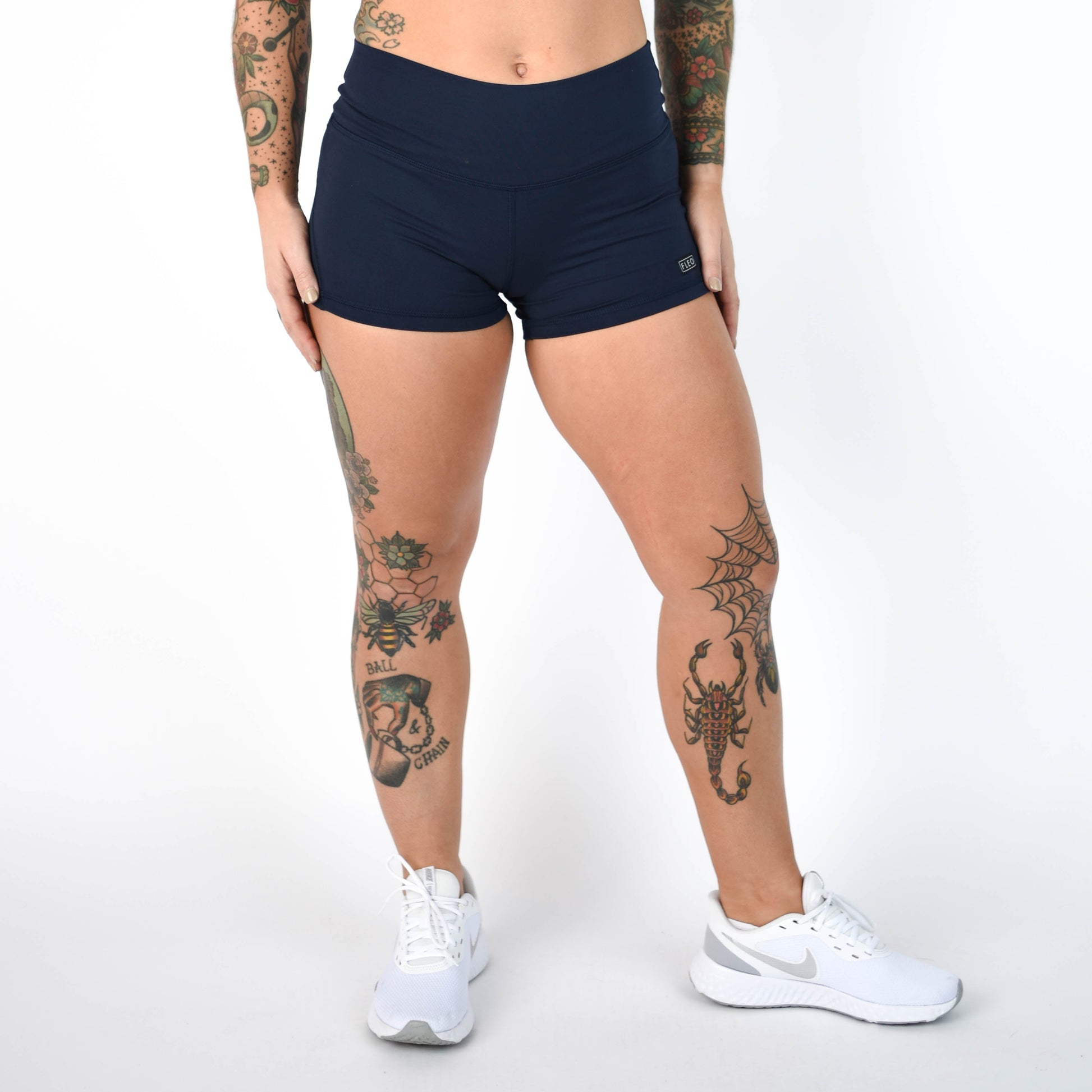 FLEO - Apex Contour Short 3.25" - Mid Rise - Shorts - navy-blazer-1
