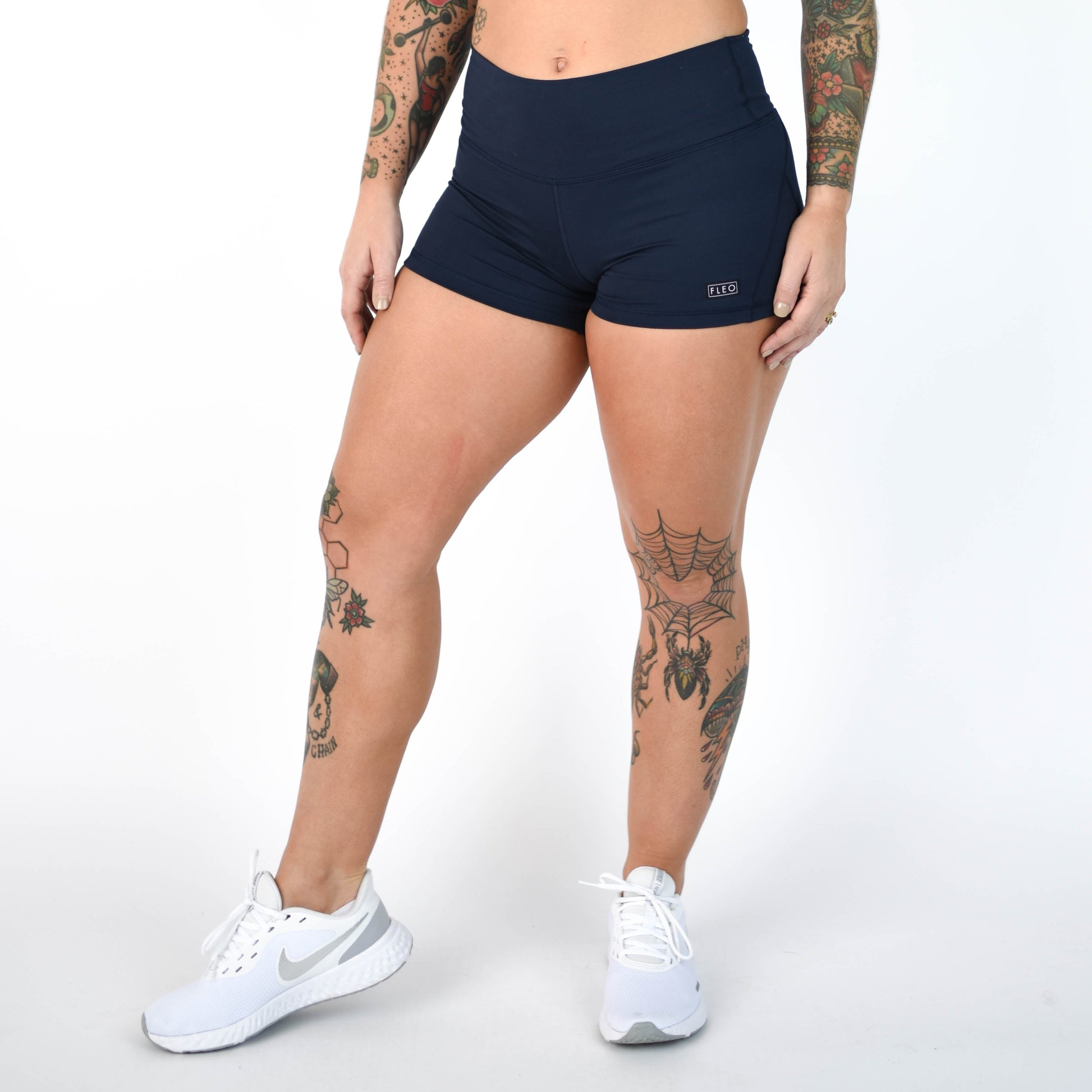 FLEO - Apex Contour Short 3.25" - Mid Rise - Shorts - navy-blazer-2