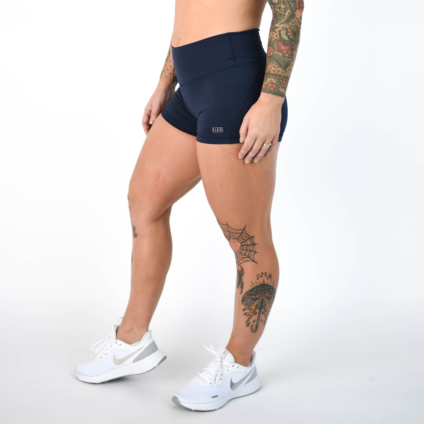 FLEO - Apex Contour Short 3.25" - Mid Rise - Shorts - navy-blazer-3