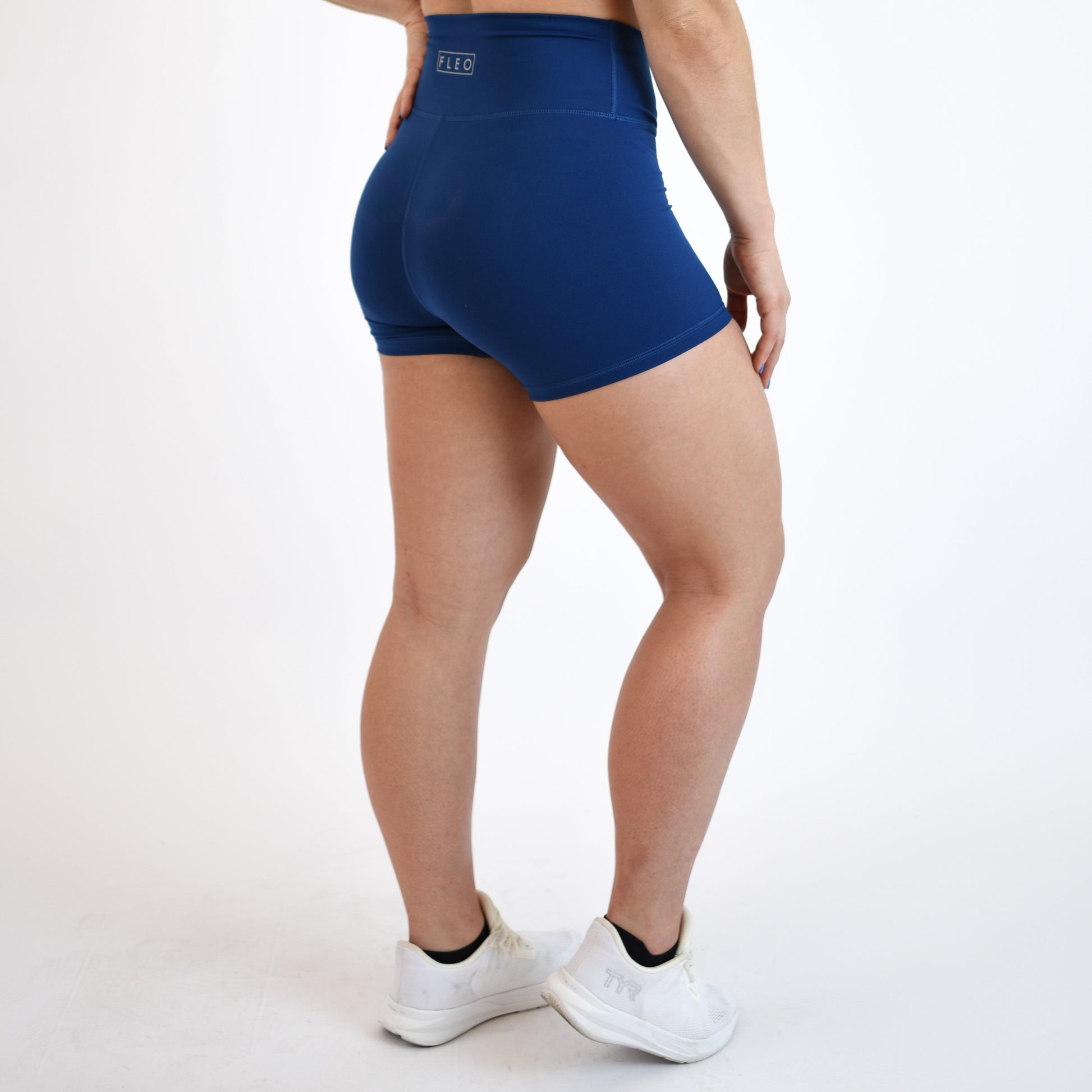 FLEO - V Waistband Short 3.5" - High Rise - Shorts - navy-p-4_0abe9587-9c5e-4901-9cee-dc6ce962715d