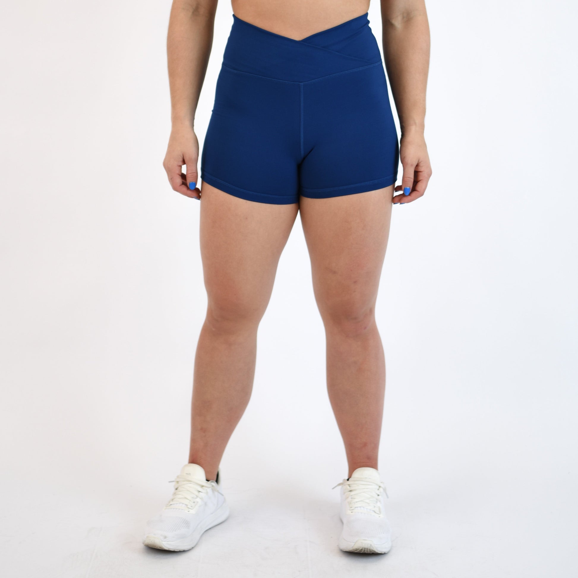 FLEO - V Waistband Short 3.5" - High Rise - Shorts - navy-p_33519fd5-0b6b-4e5b-887f-bc1b9fae2b21