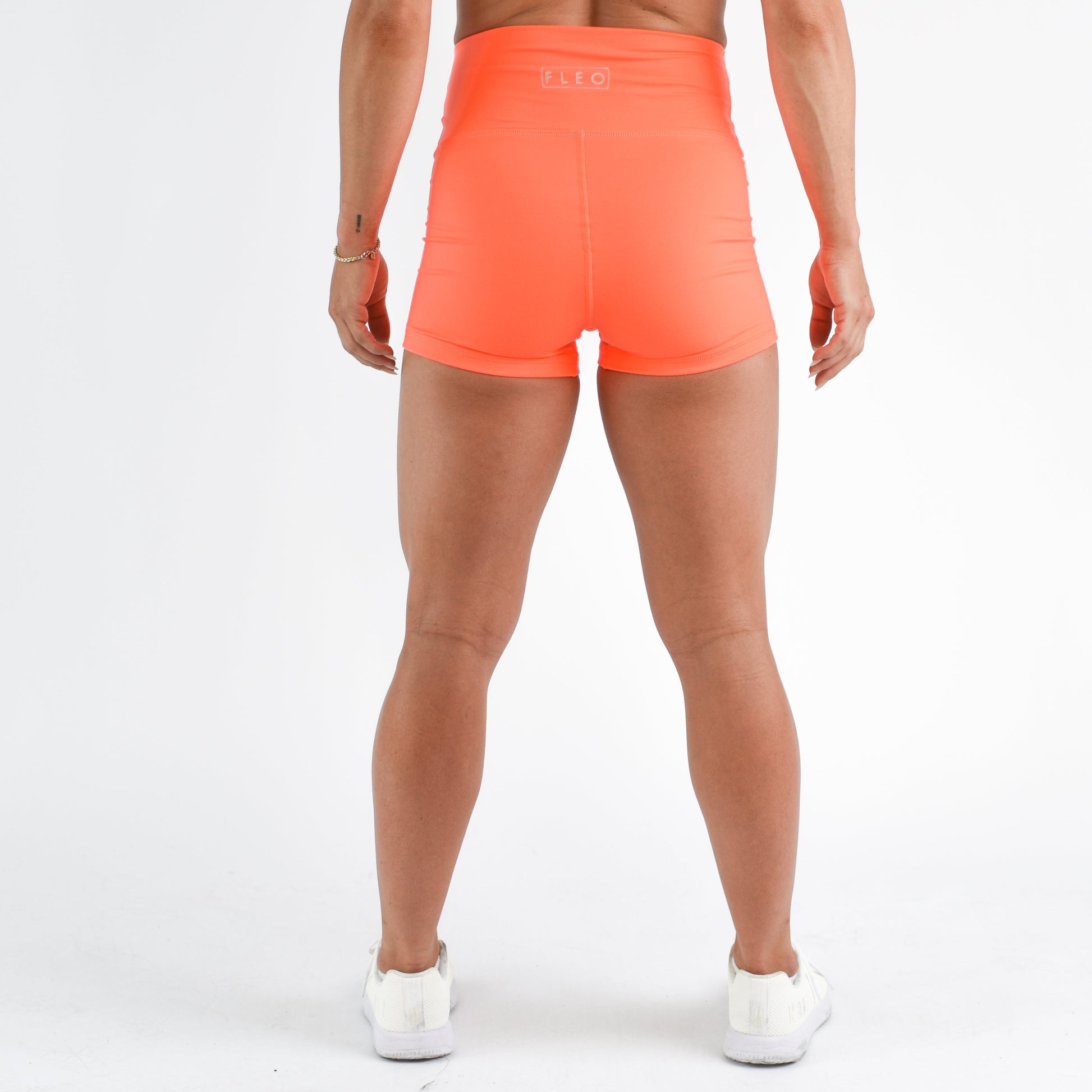 FLEO - True High Original Short 2.5" - Higher Rise - Shorts - neon-coral-7