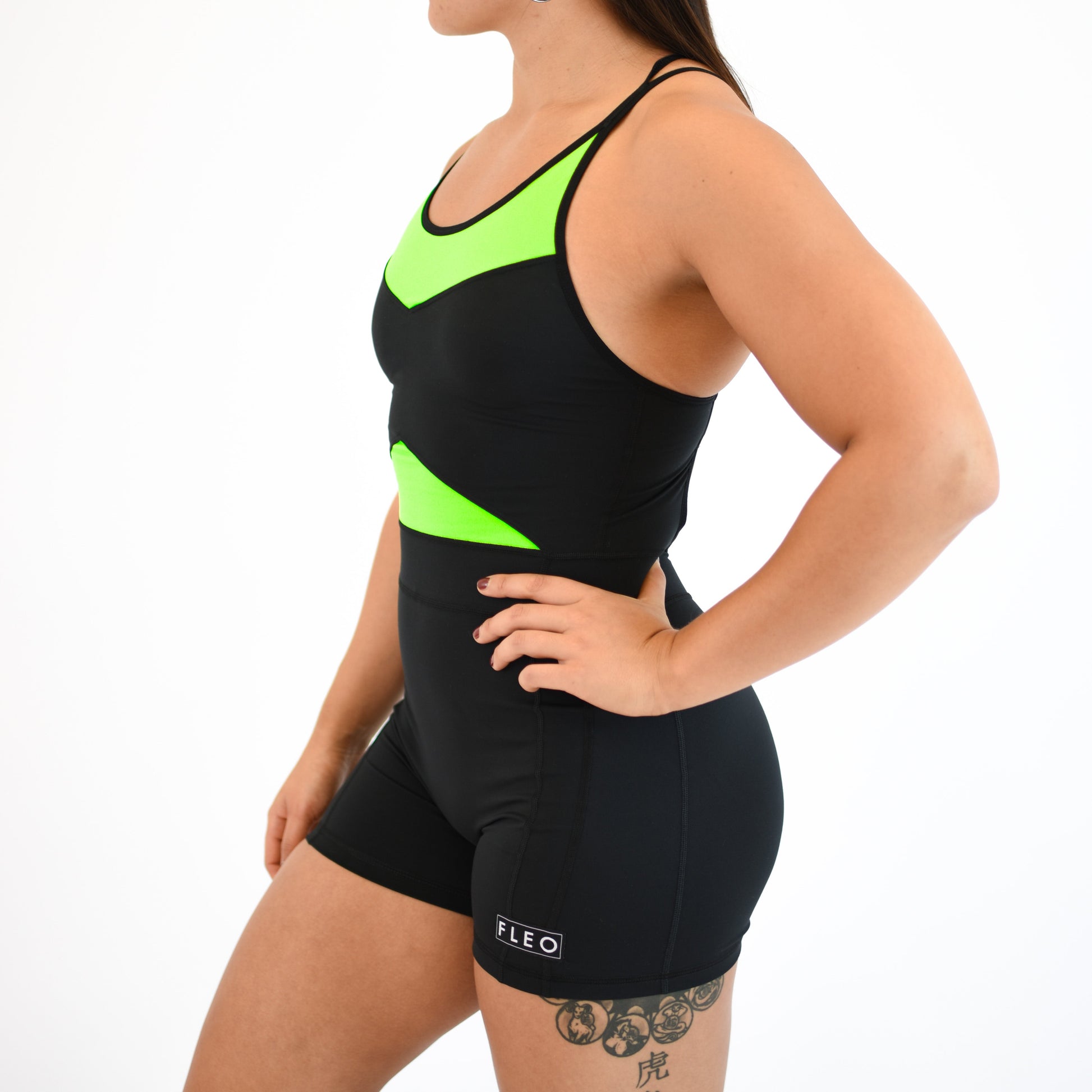 FLEO - FLEO Singlet - womens-singlets - neon-green-4_f16e6867-9097-4e8b-89ee-00e0e81863ef