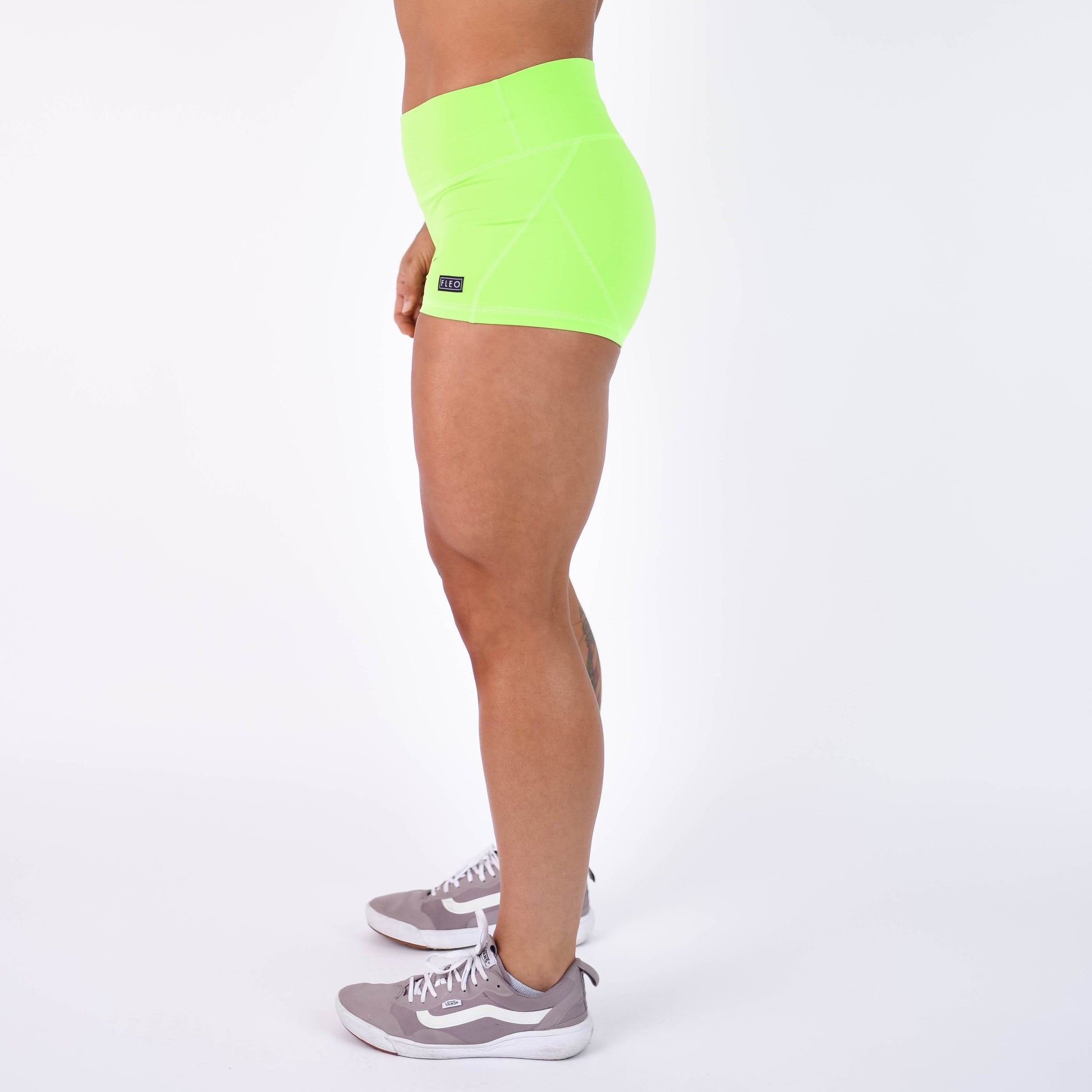 FLEO - Apex Contour Short 3.25" - Mid Rise - Shorts - neon-green-5_5de84972-d1f5-42ba-b012-23762e50f73e