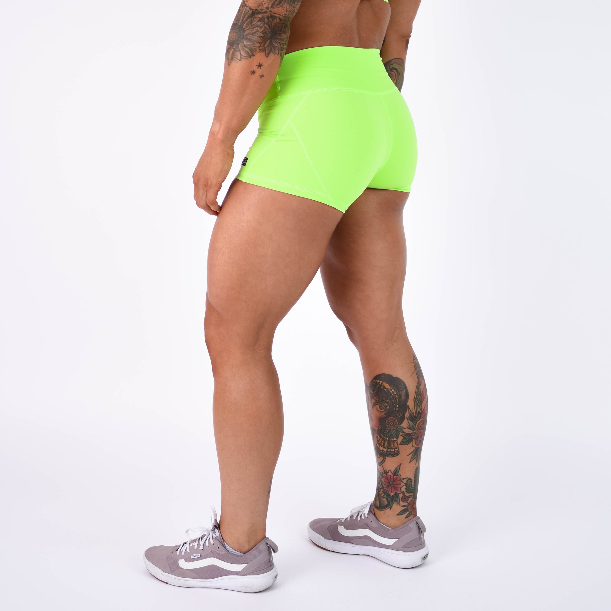 FLEO - Apex Contour Short 3.25" - Mid Rise - Shorts - neon-green-6_94f91d99-ab6e-40f7-b179-6ab7df956a78