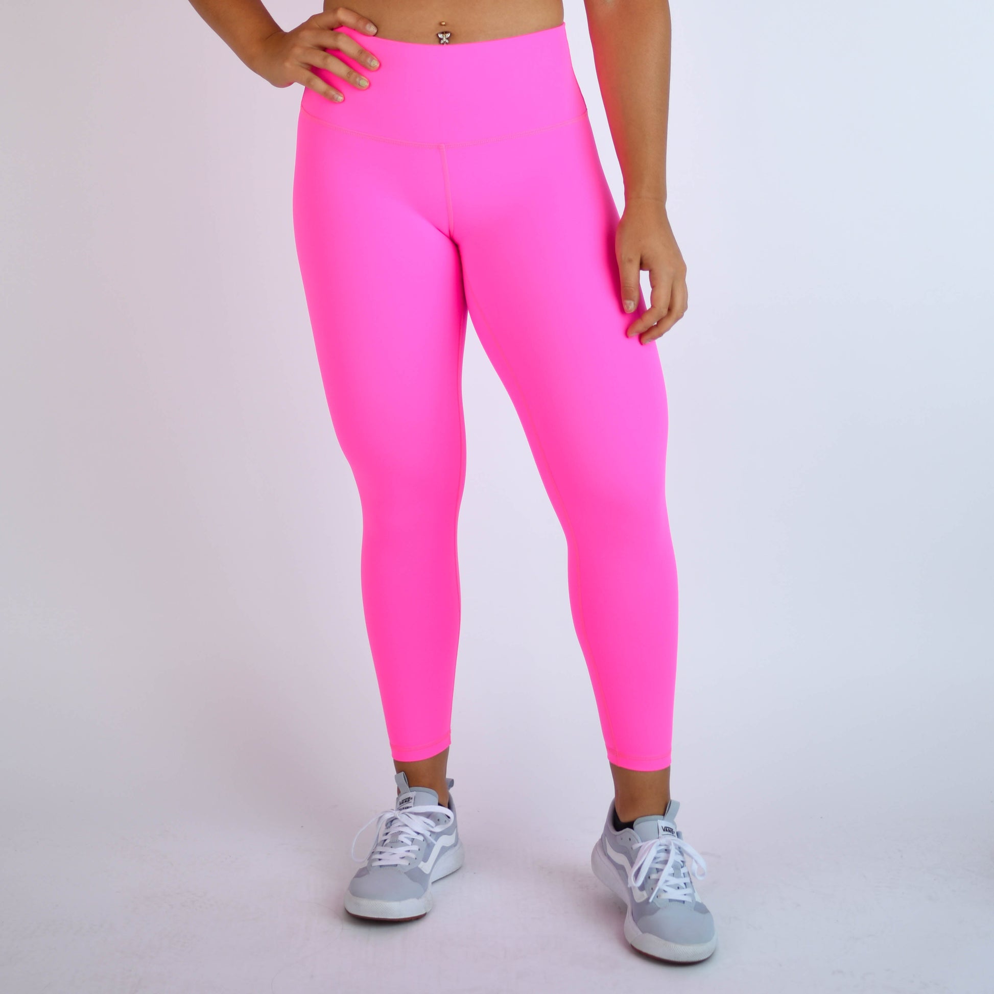 FLEO - El Toro Leggings 25" - High Rise - Leggings - neon-pink-1