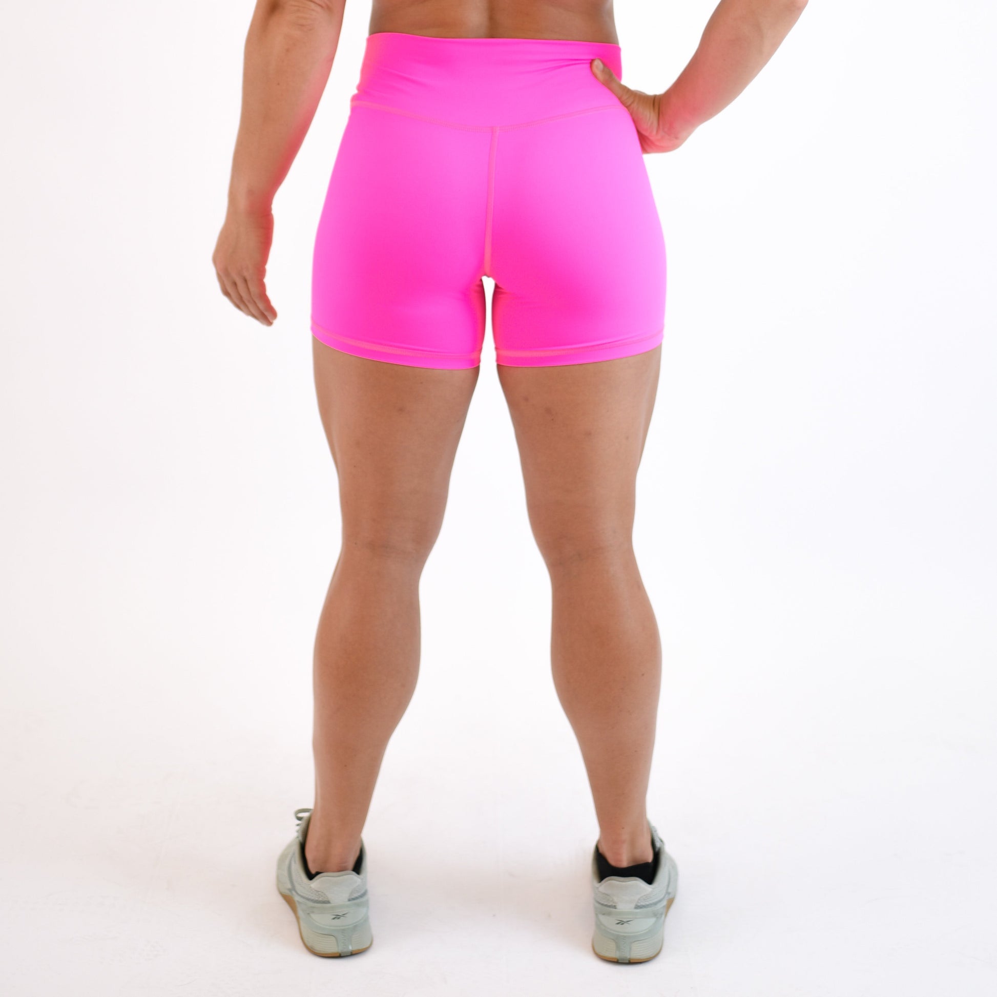 FLEO - Go Go Short 5" - High Rise - Shorts - neon-pink-6_7b91d1be-7620-4e4f-8e43-5b731ea2e2f7