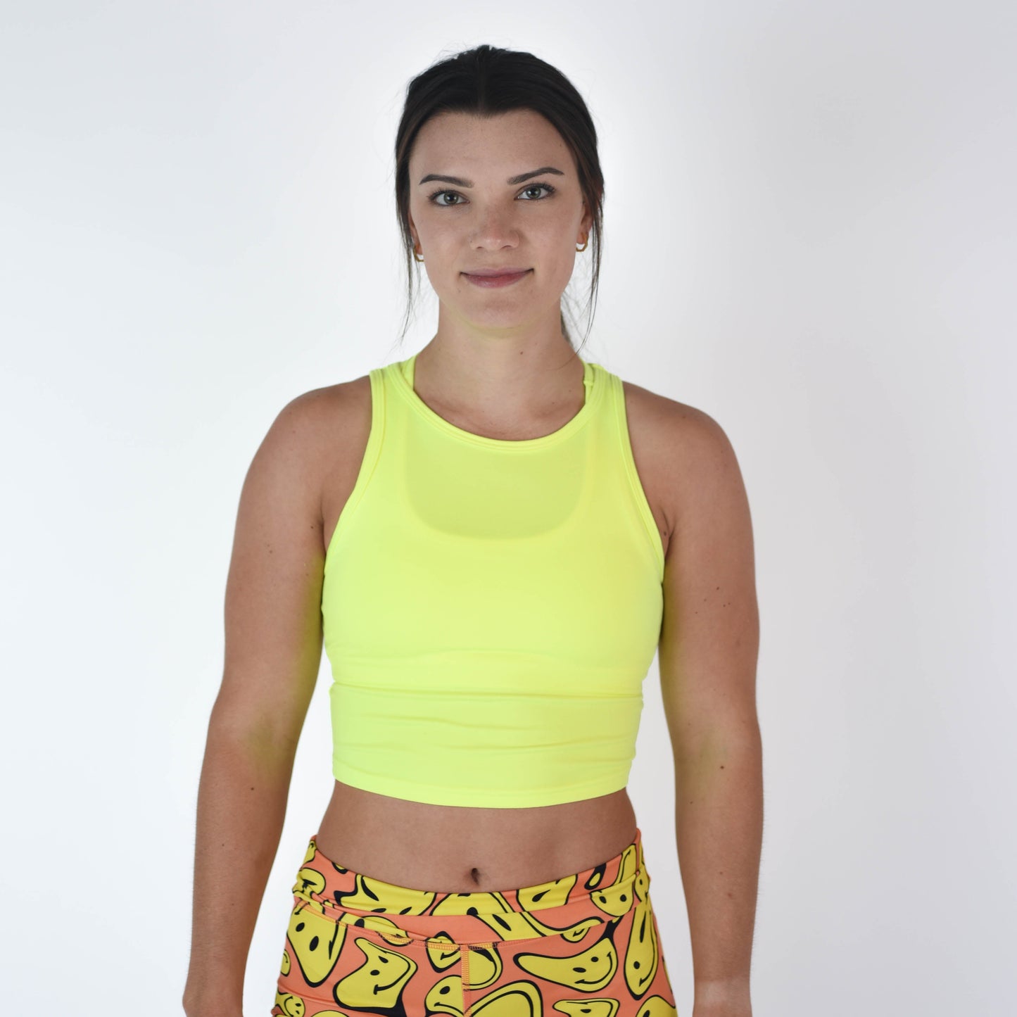 FLEO - Tempo Crop Tank - Fitted - Tank - neon-yellow-1_30e99c58-51a1-4a33-8efd-4d347c65430c