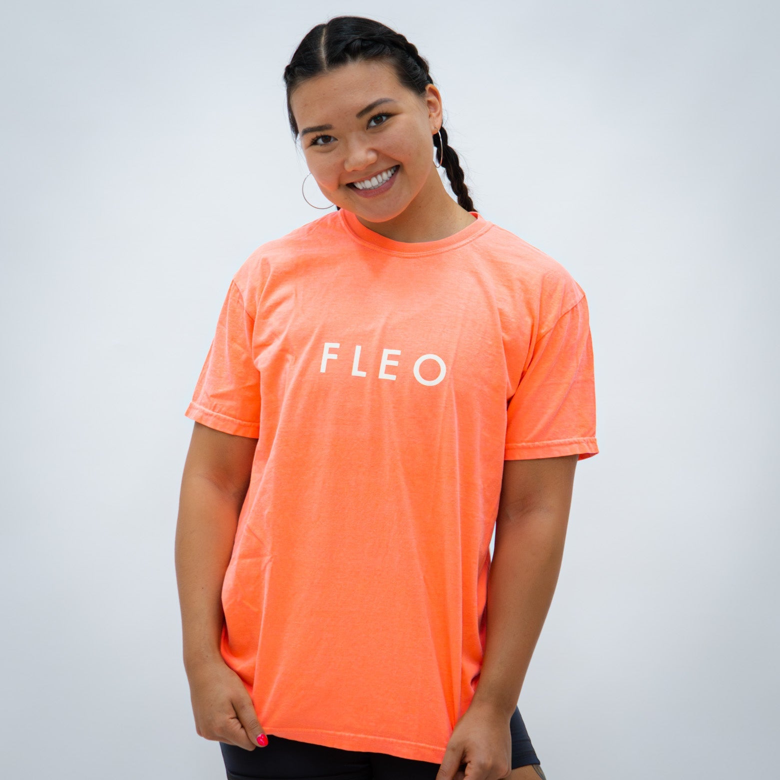 FLEO - FLEO Oversized Tee - T - neonorangetee-1