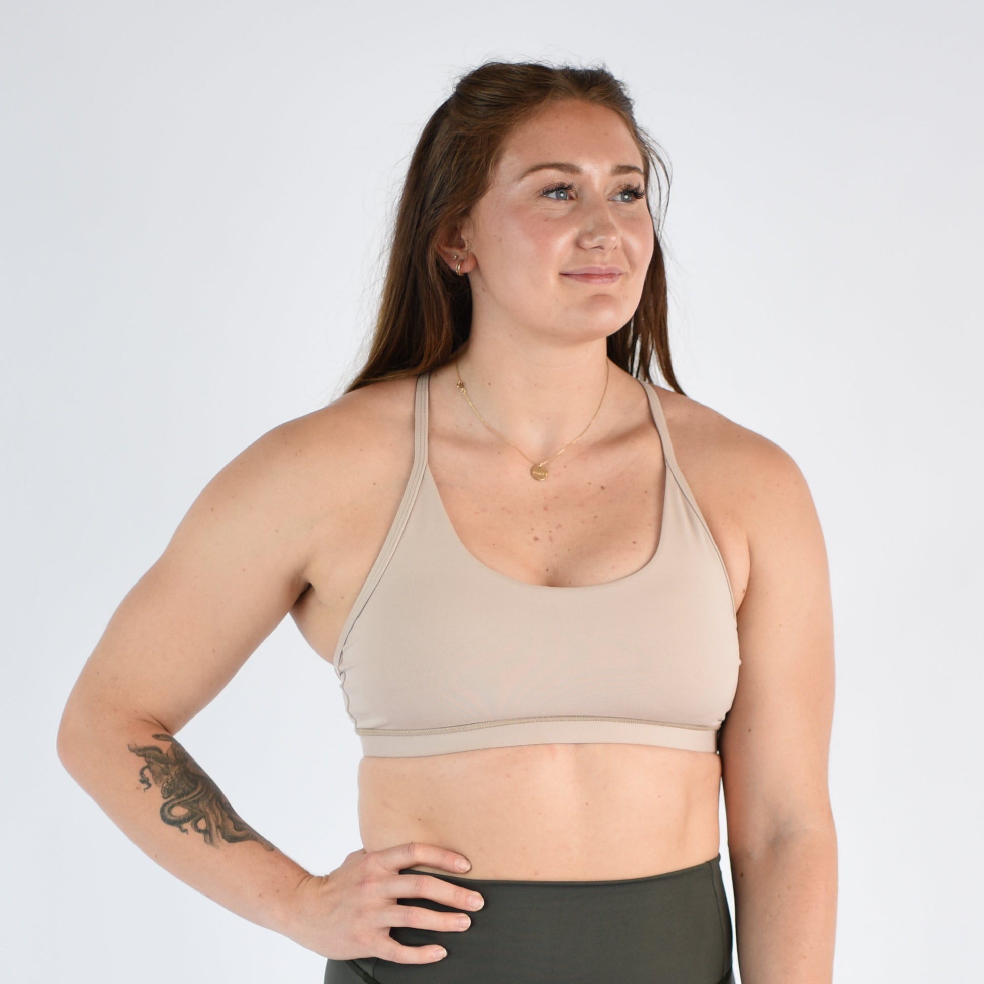 FLEO - Cami Sports Bra - Light Support - Sale - nude-cami-2