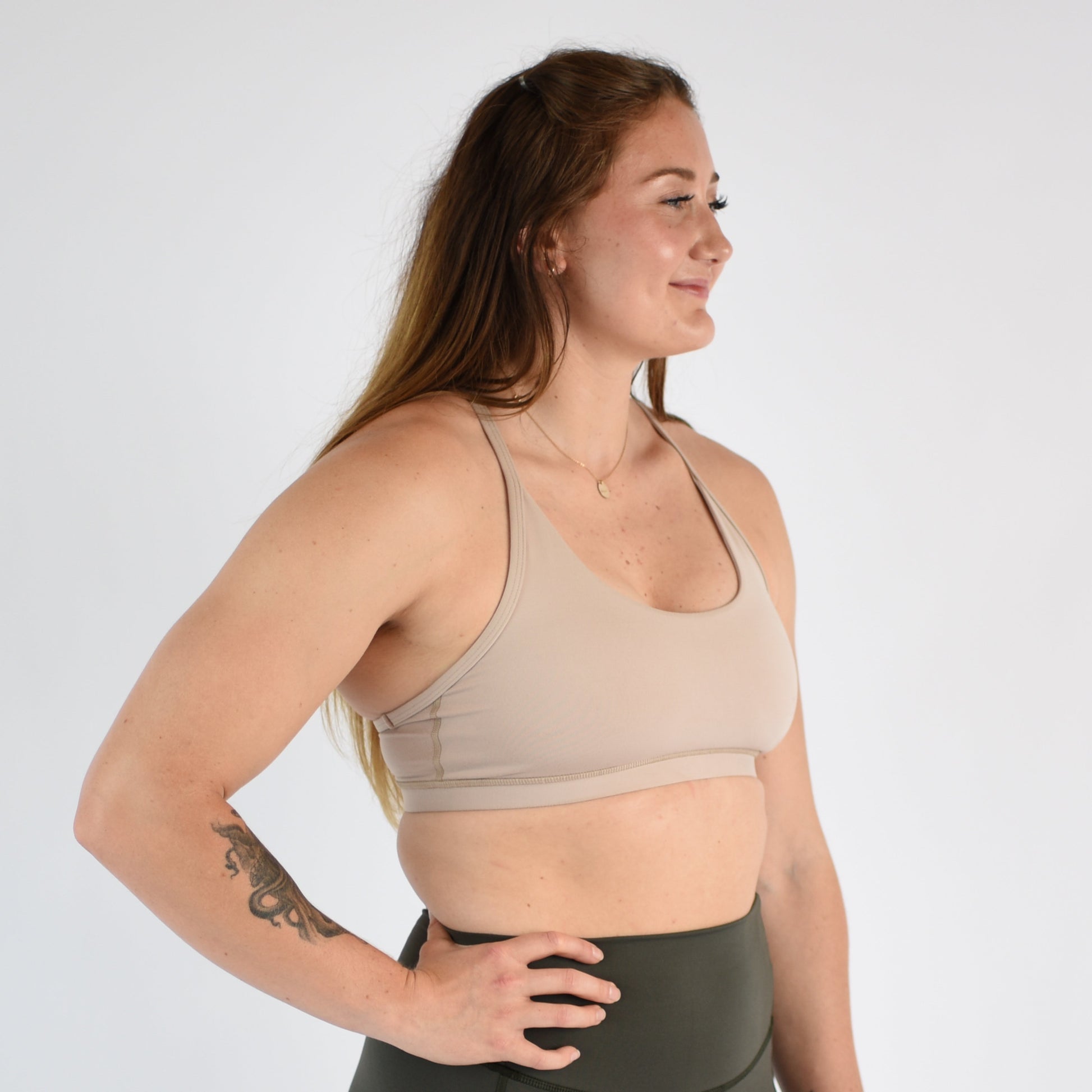 FLEO - Cami Sports Bra - Light Support - Sale - nude-cami-3