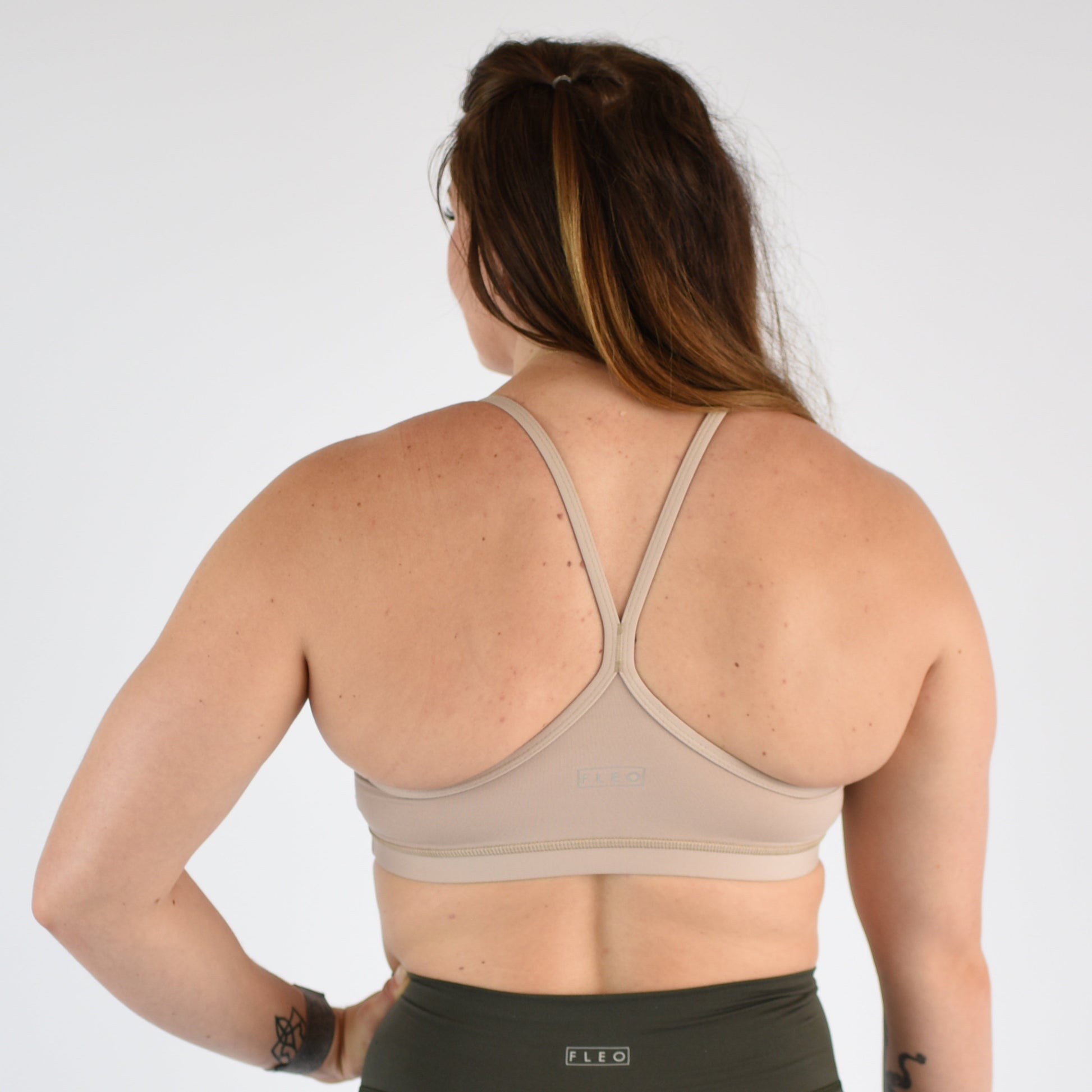 FLEO - Cami Sports Bra - Light Support - Sale - nude-cami-5