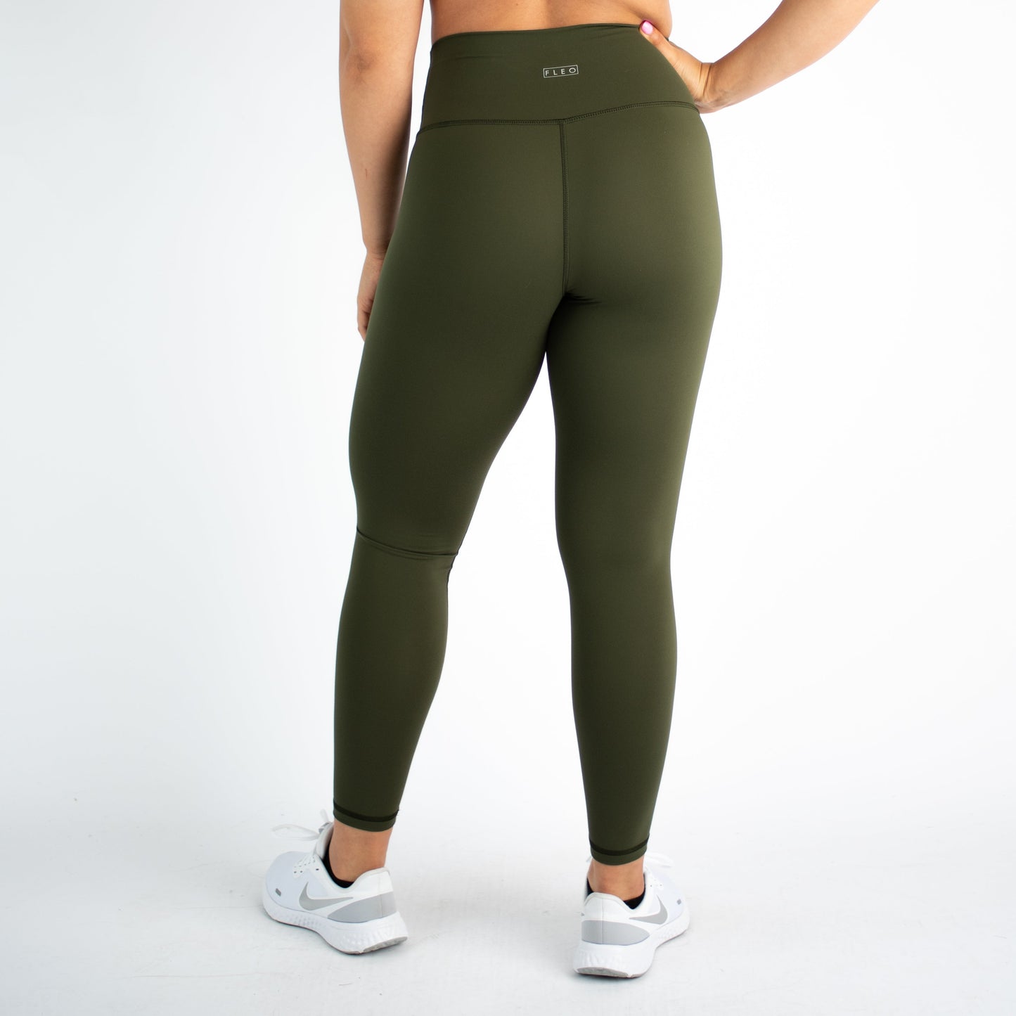FLEO - Super High Legging - Higher Rise - Leggings - olive-5_2034b972-d54f-4edf-8246-907dfb664ca1