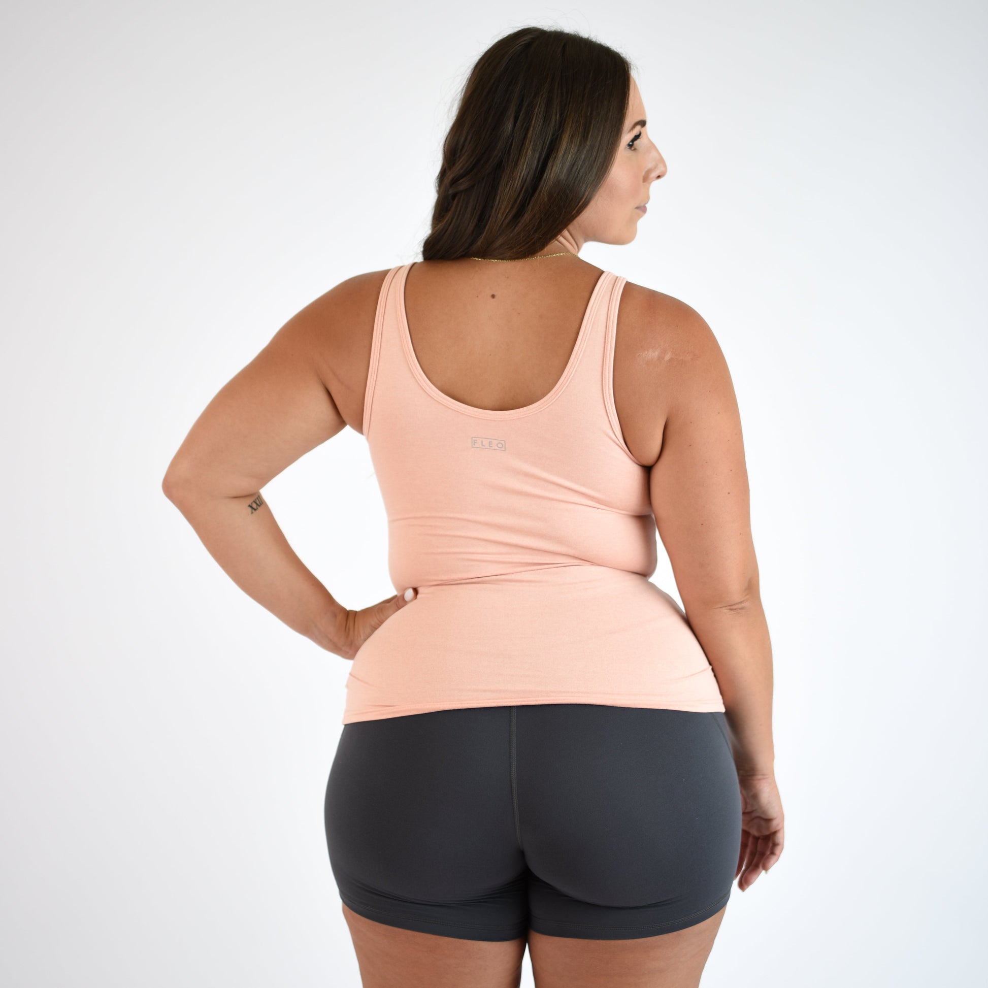 FLEO - Breeze Full Tank - Fitted - Tank - peach-5