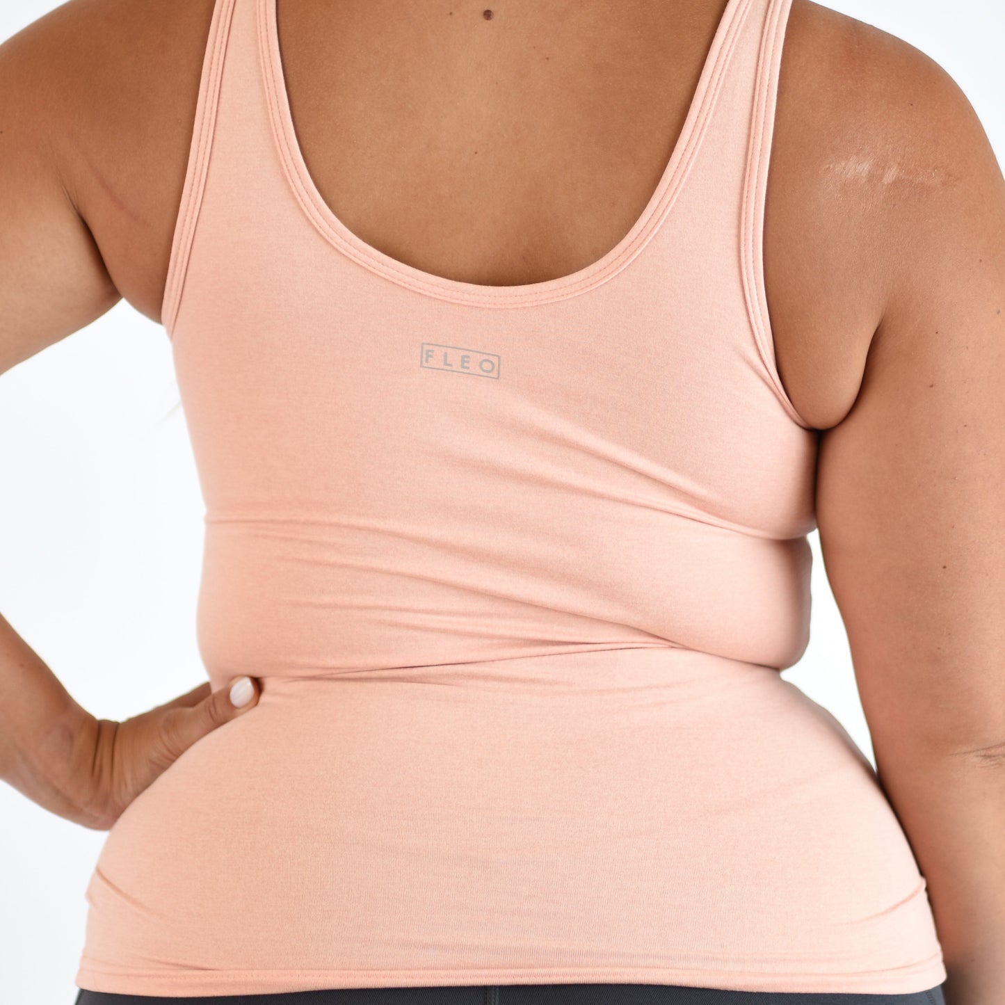 FLEO - Breeze Full Tank - Fitted - Tank - peach-6