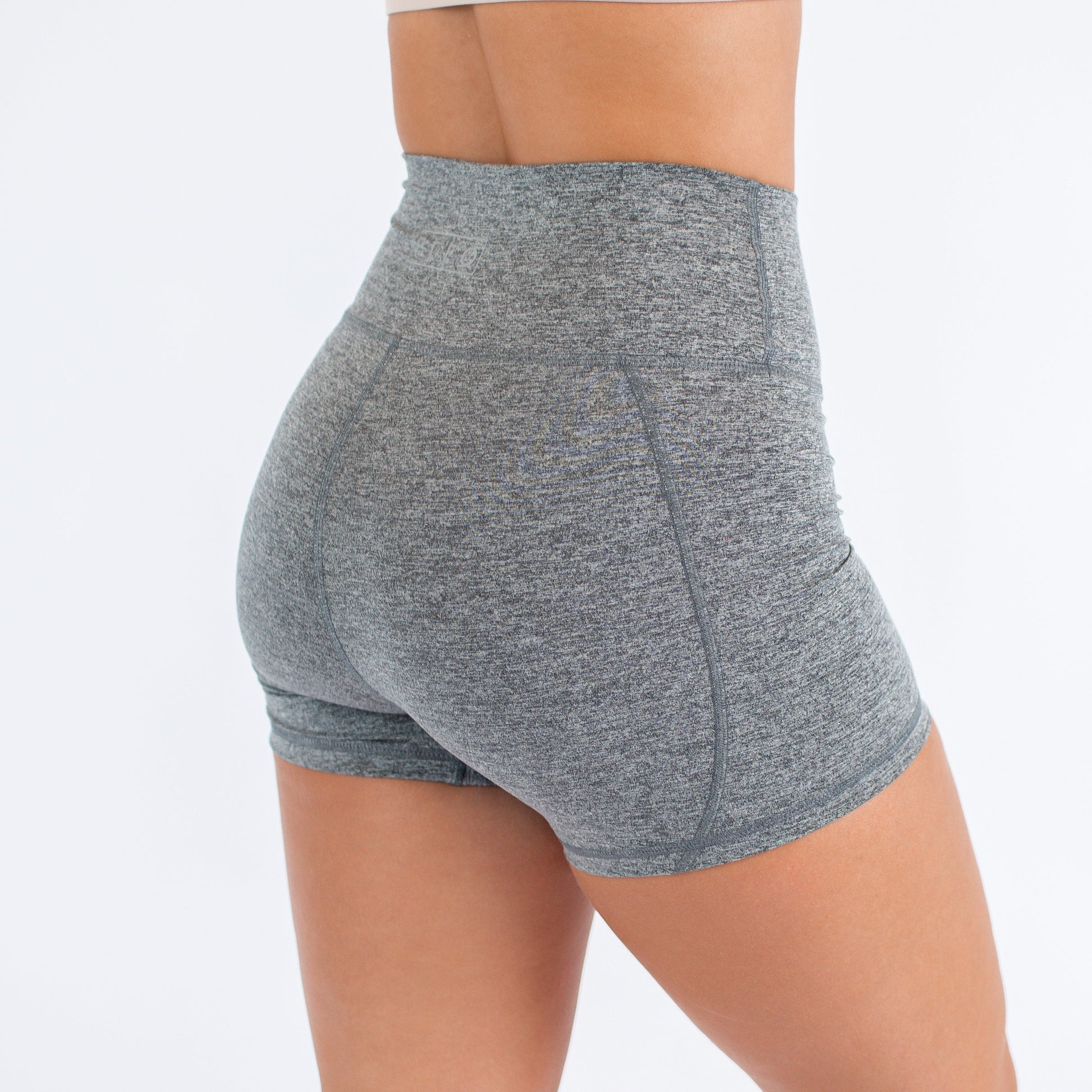 FLEO - True High Contour Short 4" - Higher Rise - Shorts - peat_whitethc-5