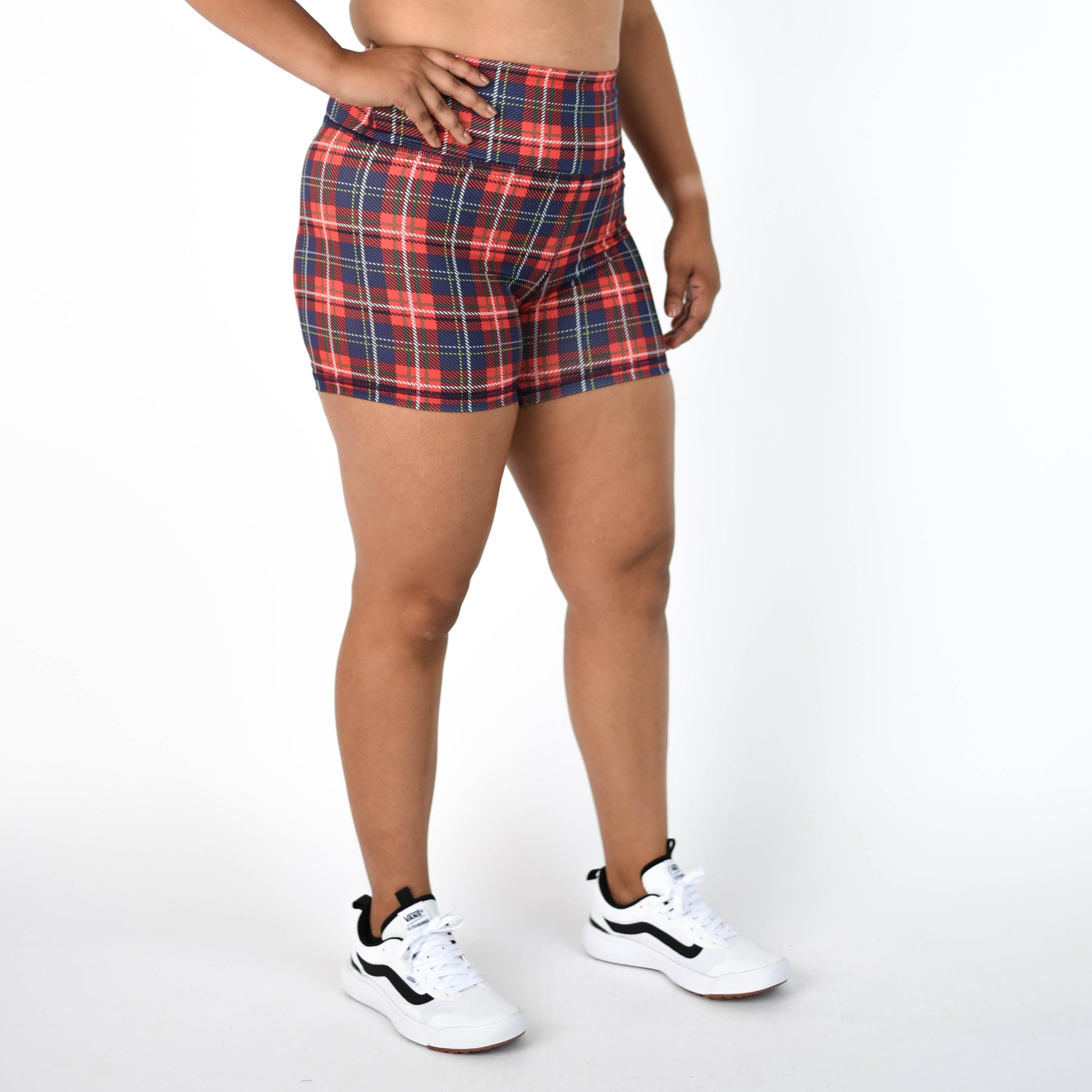 FLEO - True High Short 4" - Higher Rise - Shorts - plaid-2_096eb8d1-0b03-4b5e-9426-f0fea14cb15a