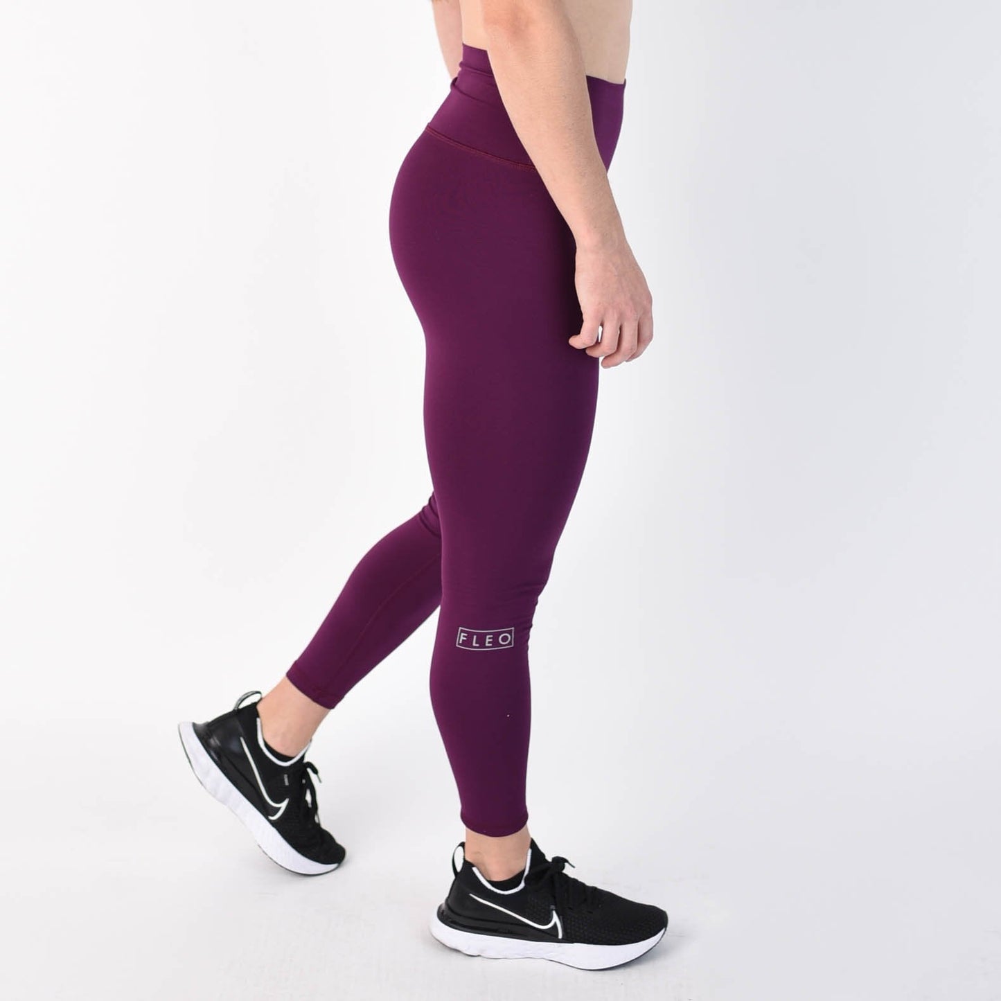 FLEO - El Toro Leggings 28" - High Rise - Leggings - plum-4_ff556a7d-5673-42b5-98db-23aaf804c7da