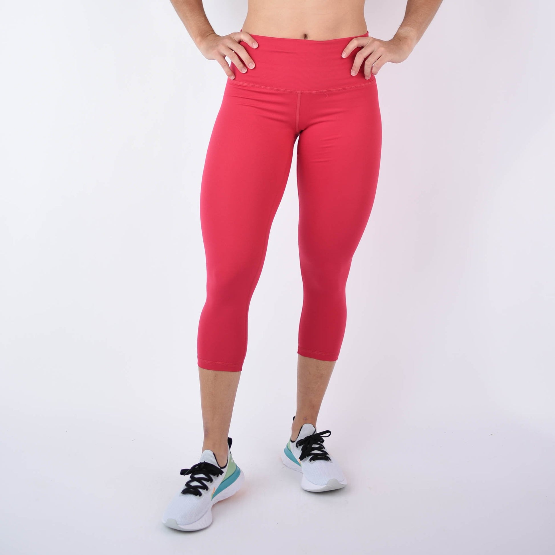 FLEO - El Toro Leggings 21" - High Rise - Leggings - raspberry-1_233a44ce-56c1-4179-a0bf-7d2793c93c95