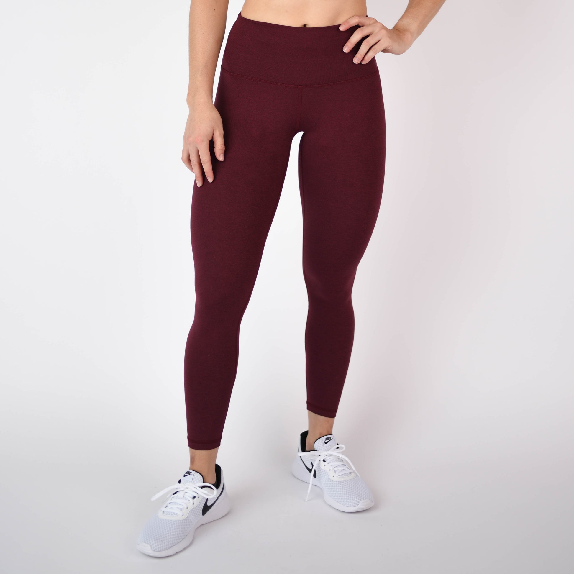 FLEO - El Toro Leggings 25" - High Rise - Leggings - red-wine-1