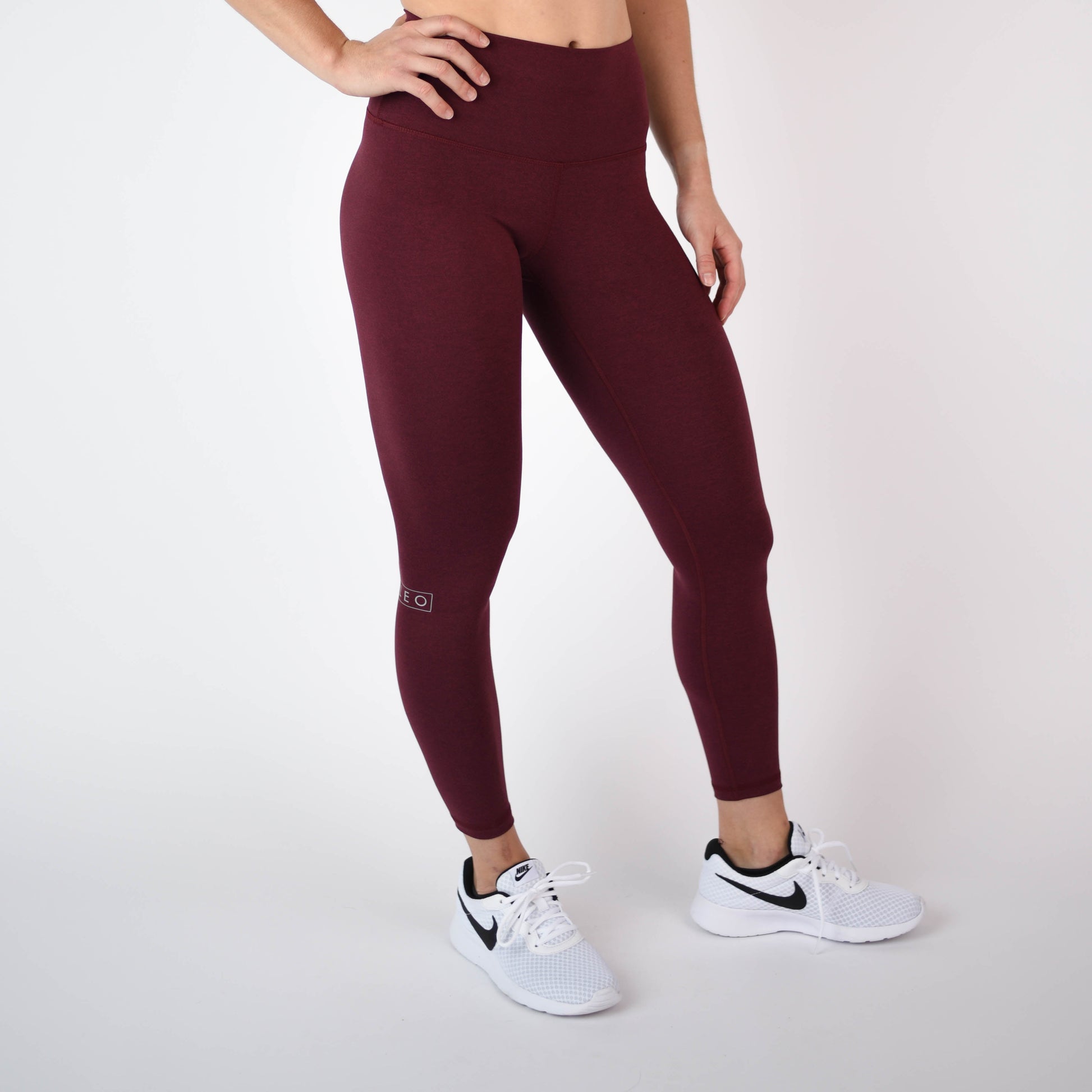 FLEO - El Toro Leggings 25" - High Rise - Leggings - red-wine-2