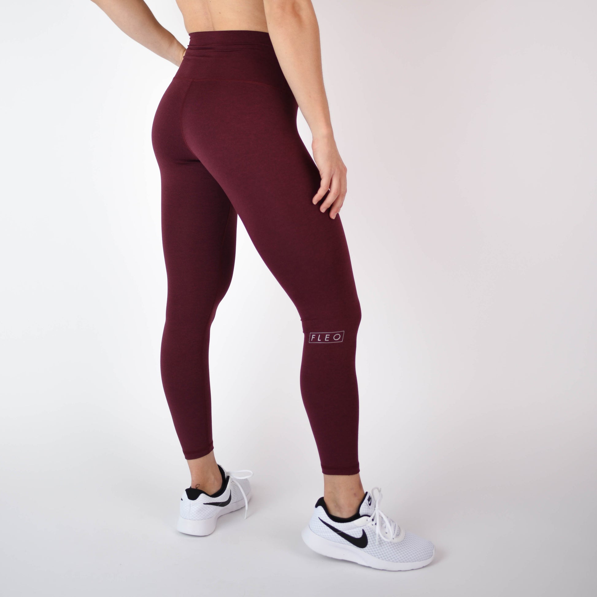 FLEO - El Toro Leggings 25" - High Rise - Leggings - red-wine-4