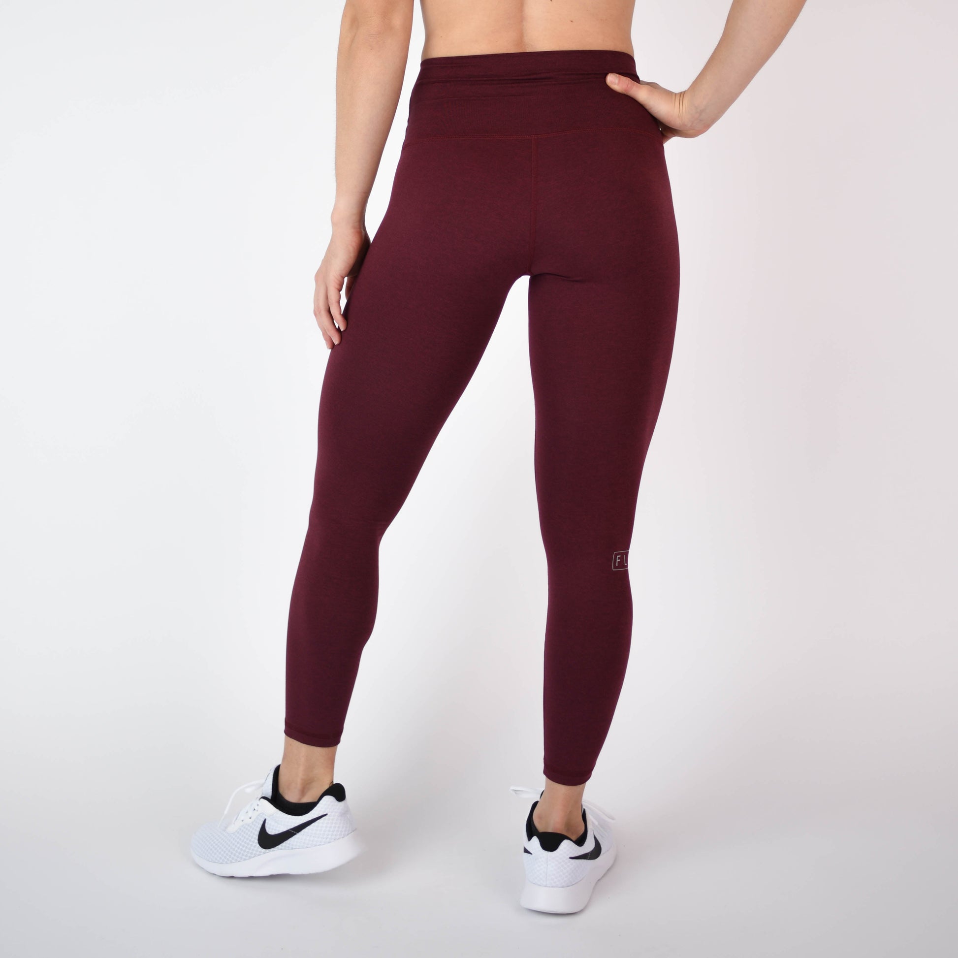 FLEO - El Toro Leggings 25" - High Rise - Leggings - red-wine-5