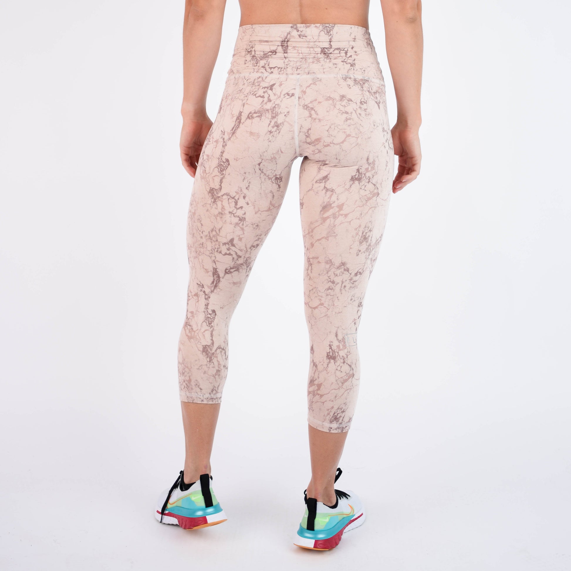 FLEO - El Toro Leggings 21" - High Rise - Leggings - rose-marble-10