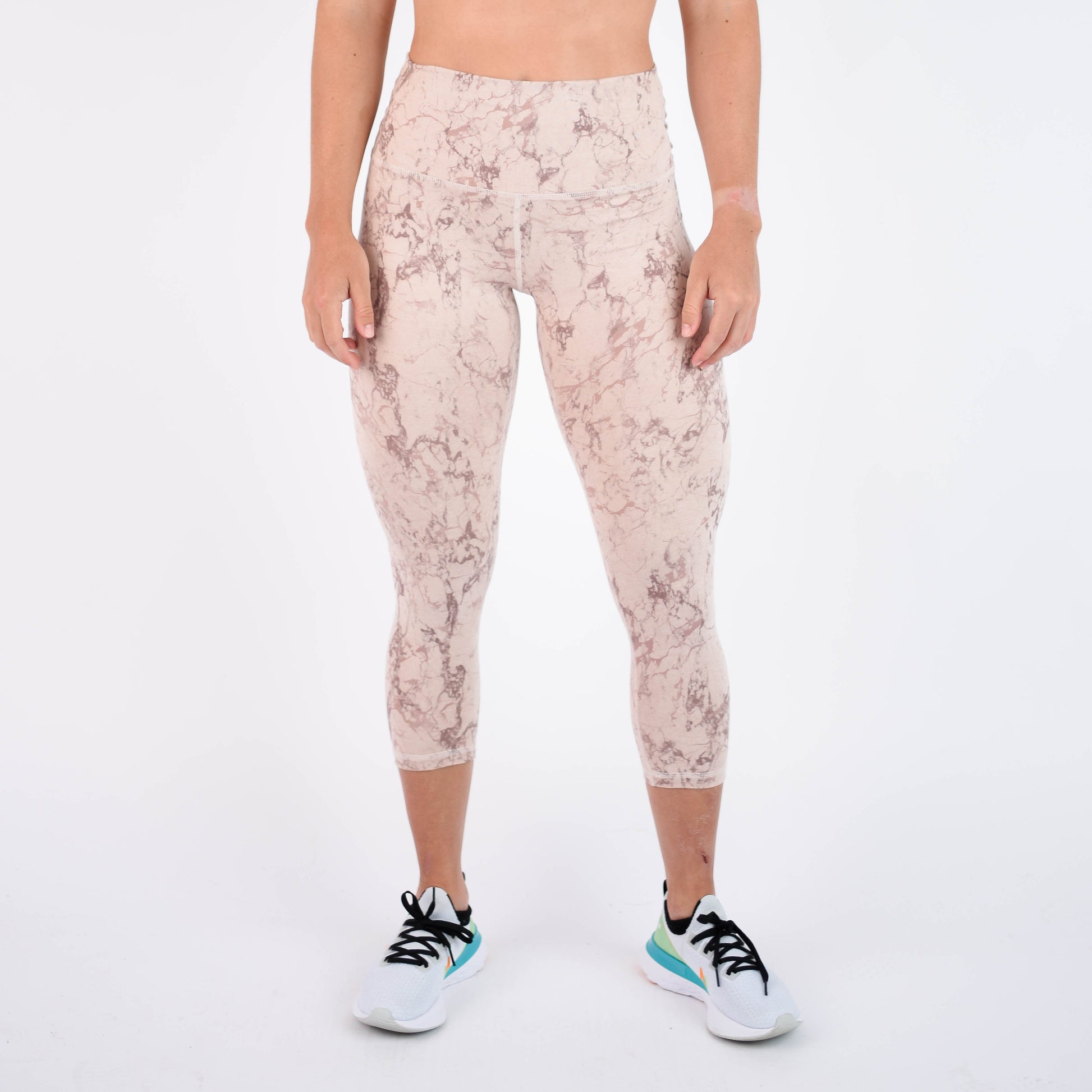 FLEO - El Toro Leggings 21" - High Rise - Leggings - rose-marble-6