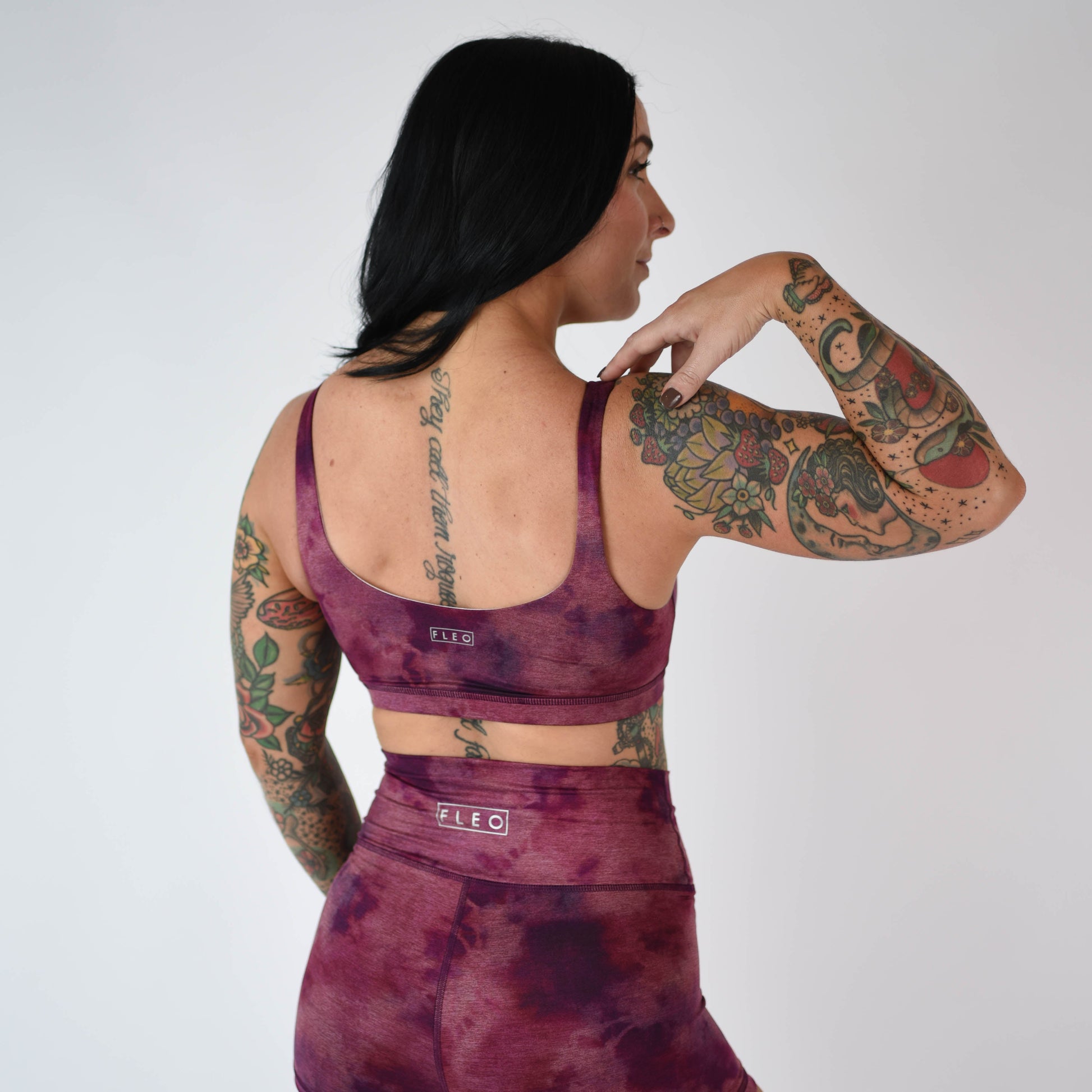 FLEO - Selena Sports Bra - Medium Support - Sports Bra - rose-smoke-5_726add39-a0e6-4bbf-8af7-81053e5aa1bc