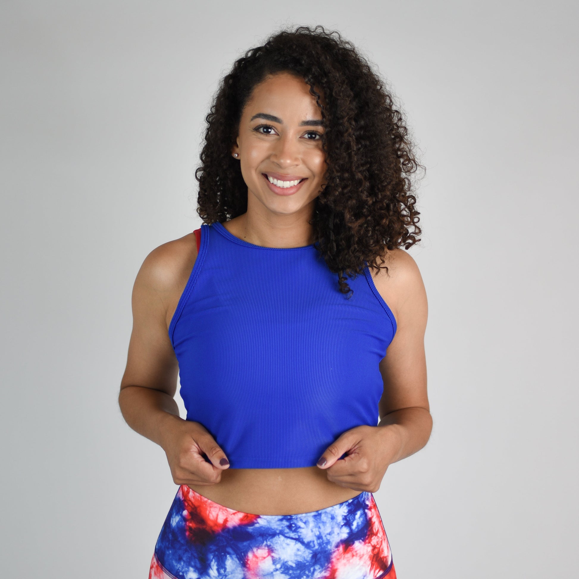 FLEO - Tempo Crop Tank - Fitted - Tank - royal-1_a25686d3-7ae8-41dd-ad0e-aacf0226001c