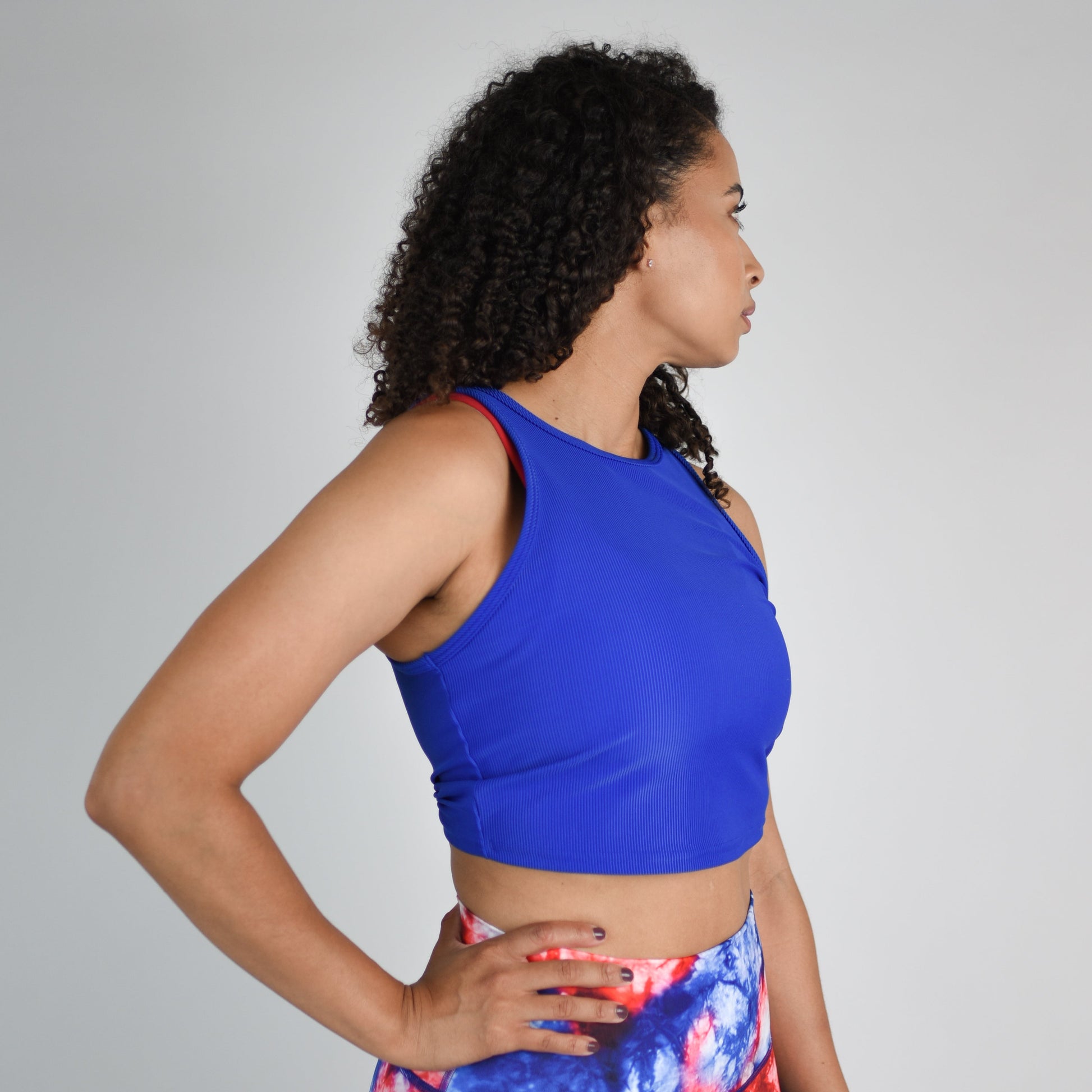 FLEO - Tempo Crop Tank - Fitted - Tank - royal-2_42a597b6-74f8-45b8-8f11-e1fa5919a108