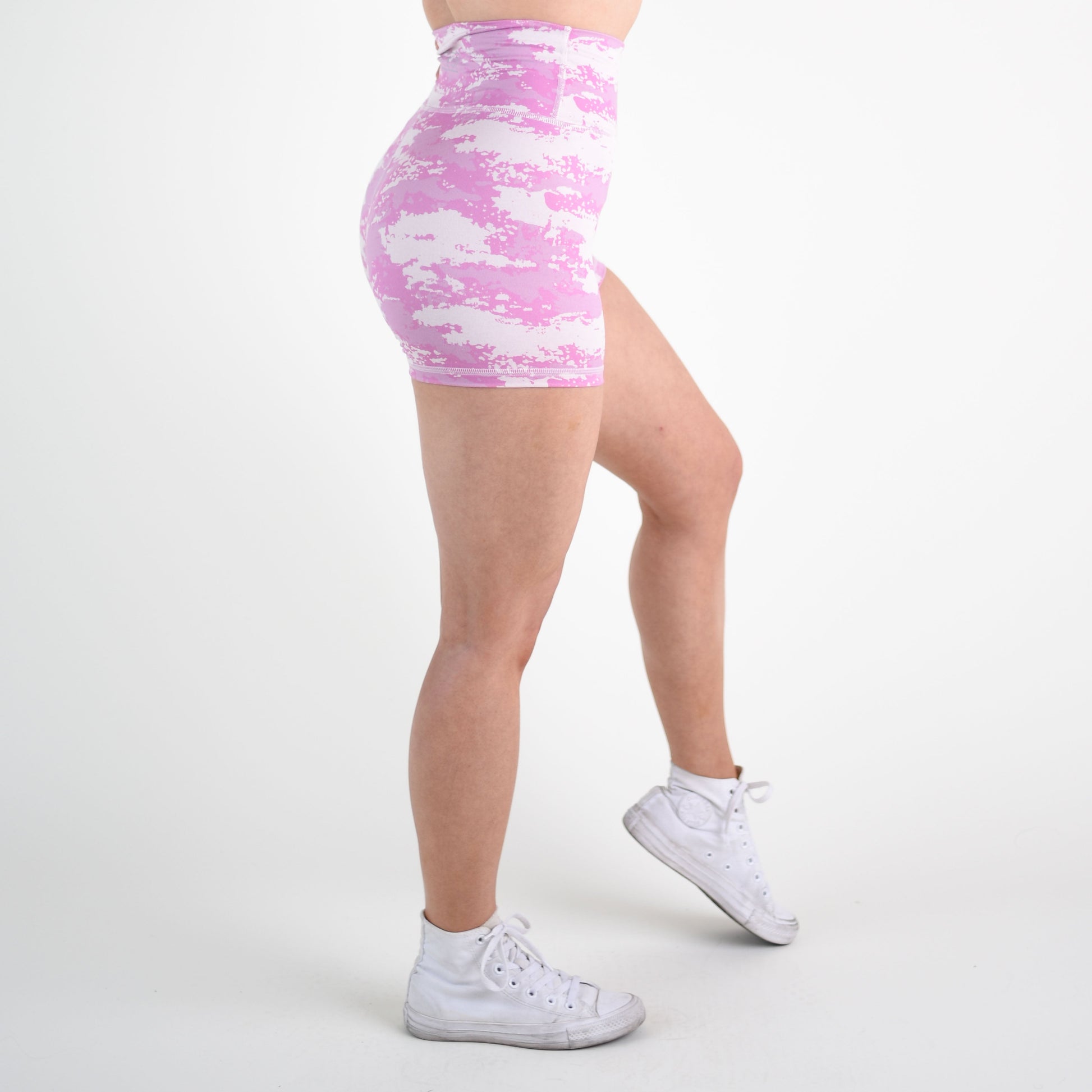 FLEO - True High Short 4" - Higher Rise - Shorts - sand-pink-3_a071a7c8-dca6-45d4-a73c-60b8239de254