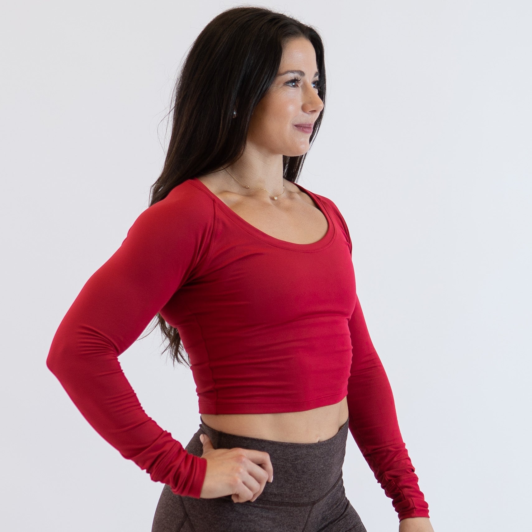 FLEO - Foundation Scoop Crop Long Sleeve - Long Sleeve - scootscoopneck-2