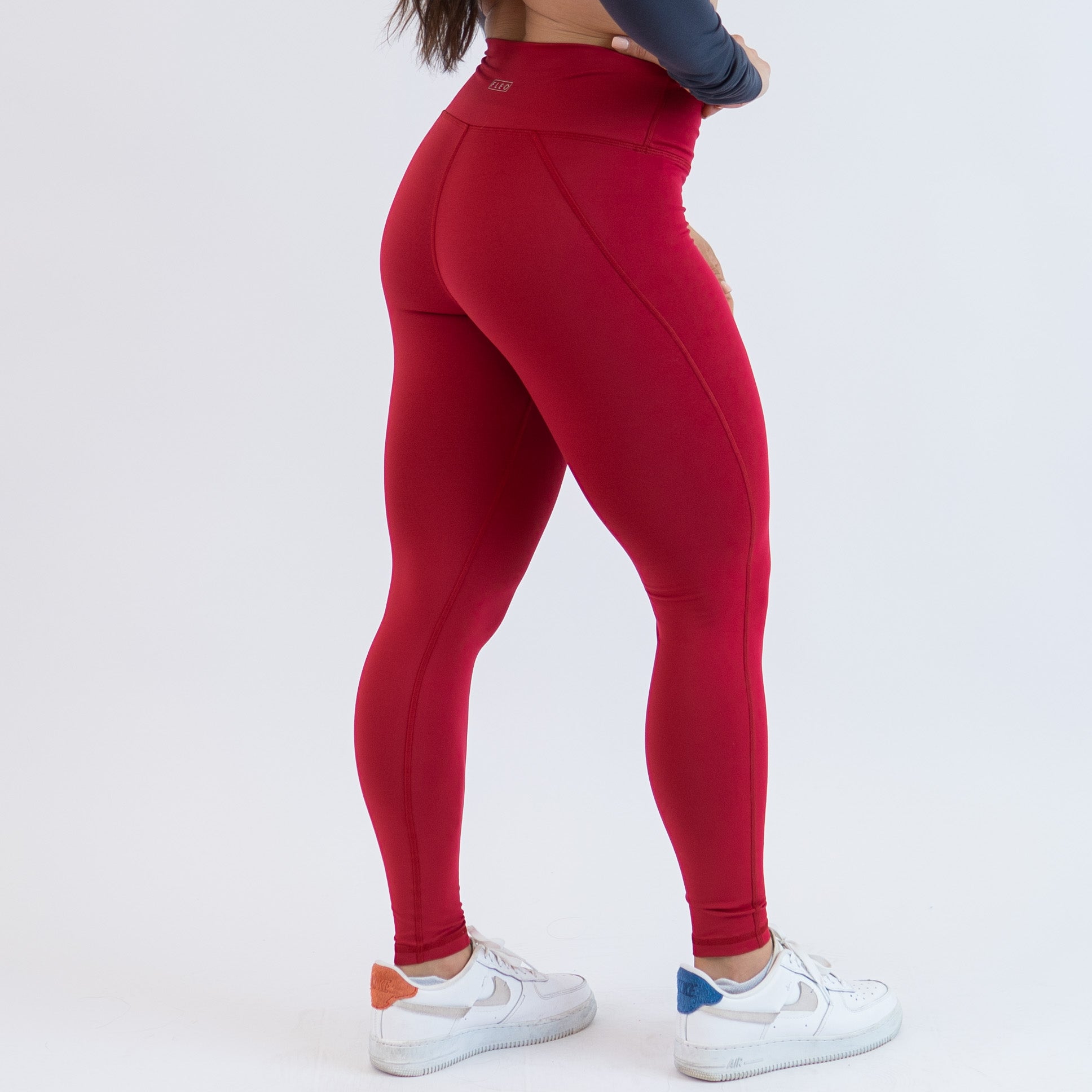 FLEO - Charge Leggings 25" - No Front Seam - Higher Rise - Leggings - scootsuperhigh-4