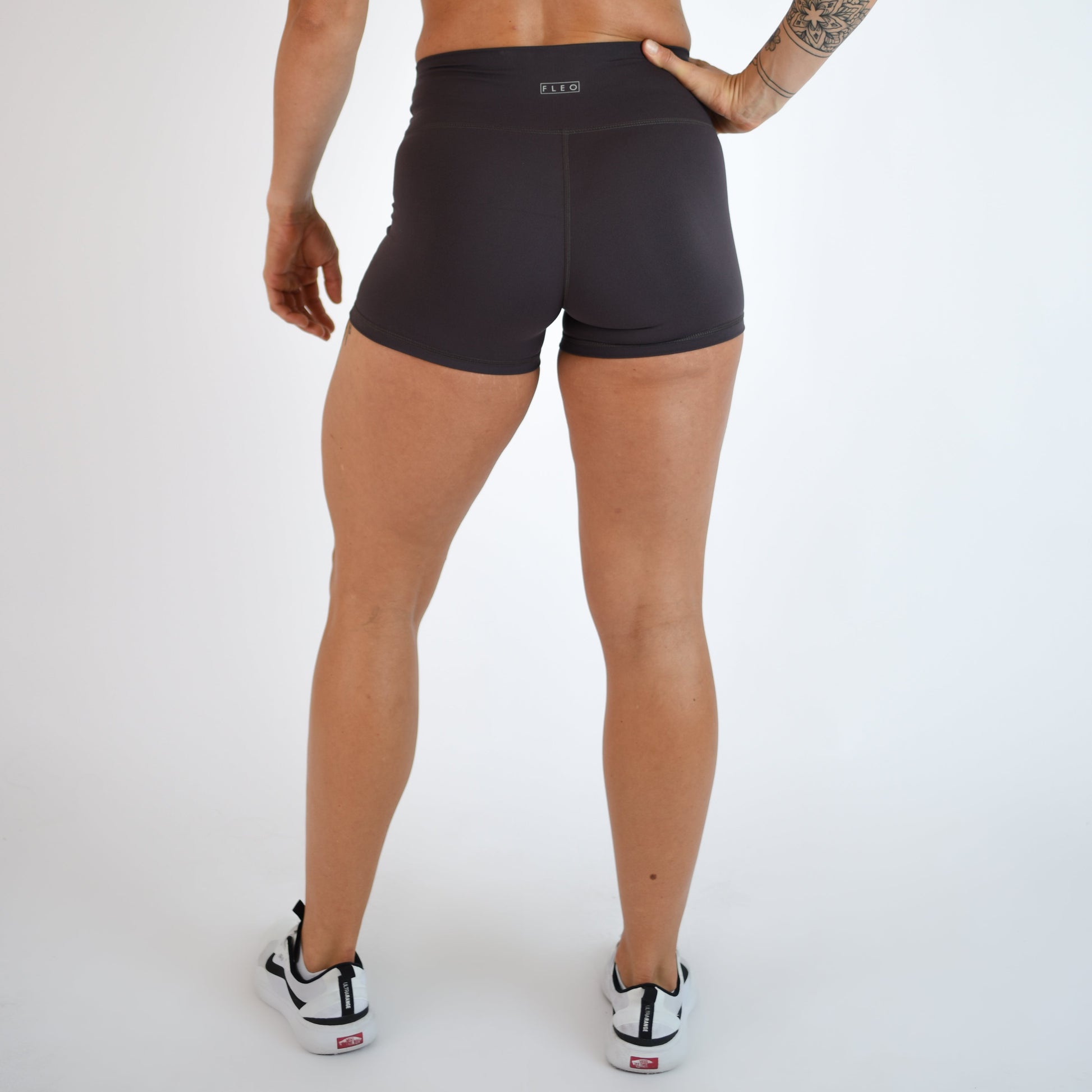 FLEO - Ascend Short 3.25" - No Front Seam - Higher Rise - Shorts - shale-6